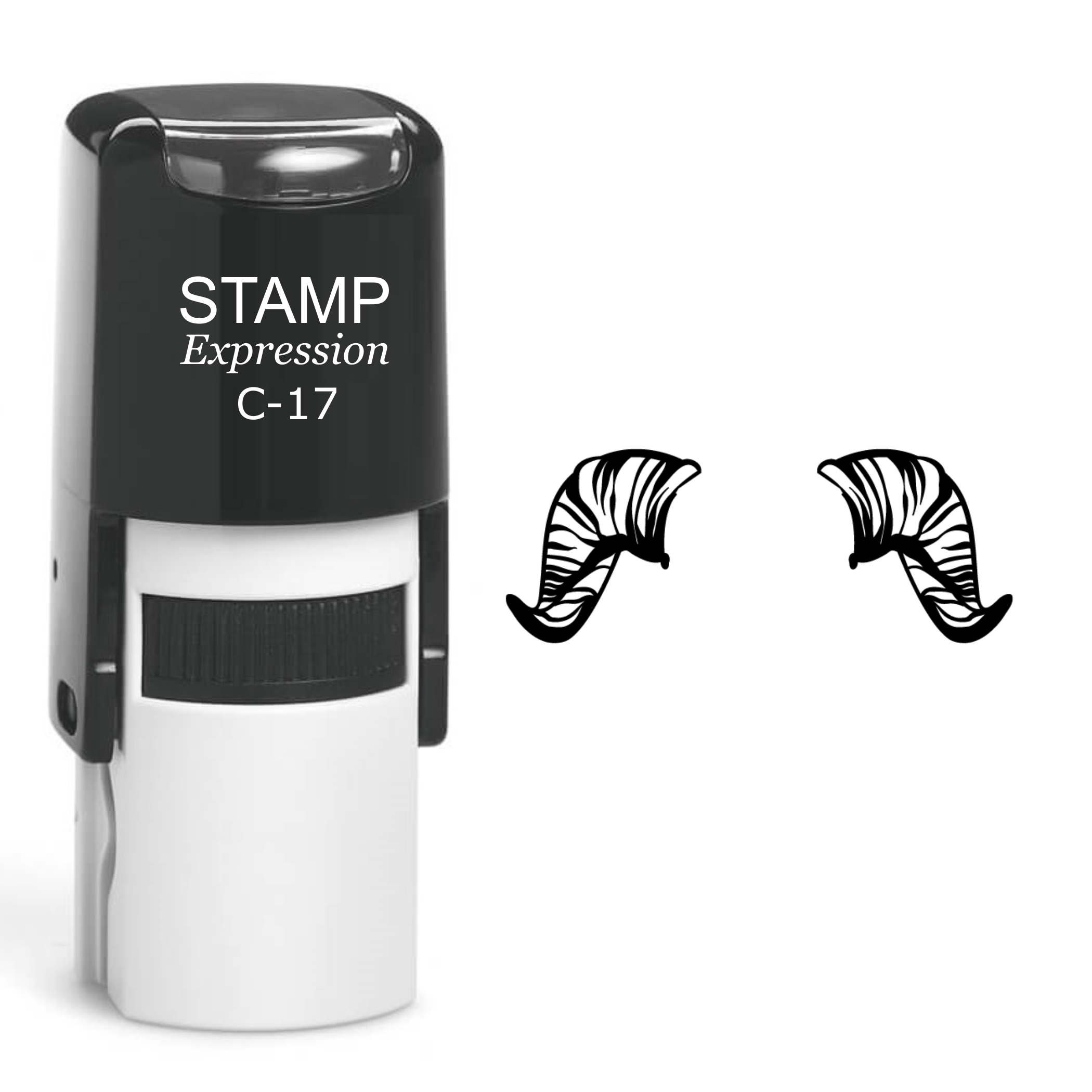 Horns Self Inking Rubber Stamp (SH-60632)