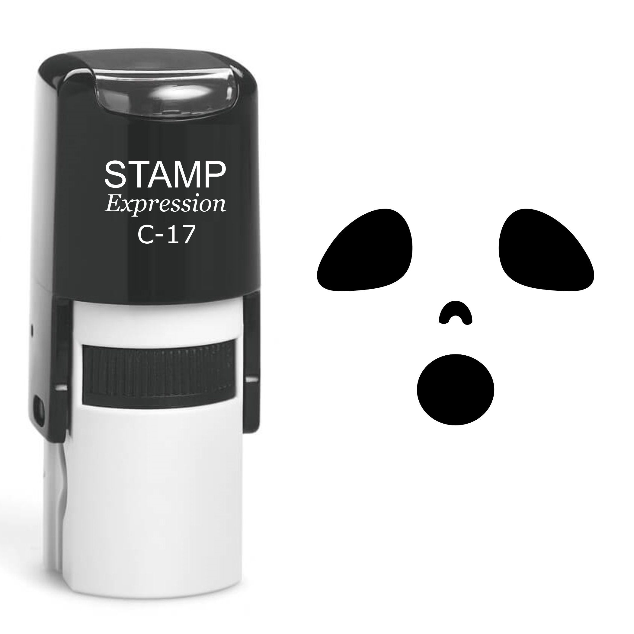 Pumpkin Faces Halloween Self Inking Rubber Stamp (SH-60657)