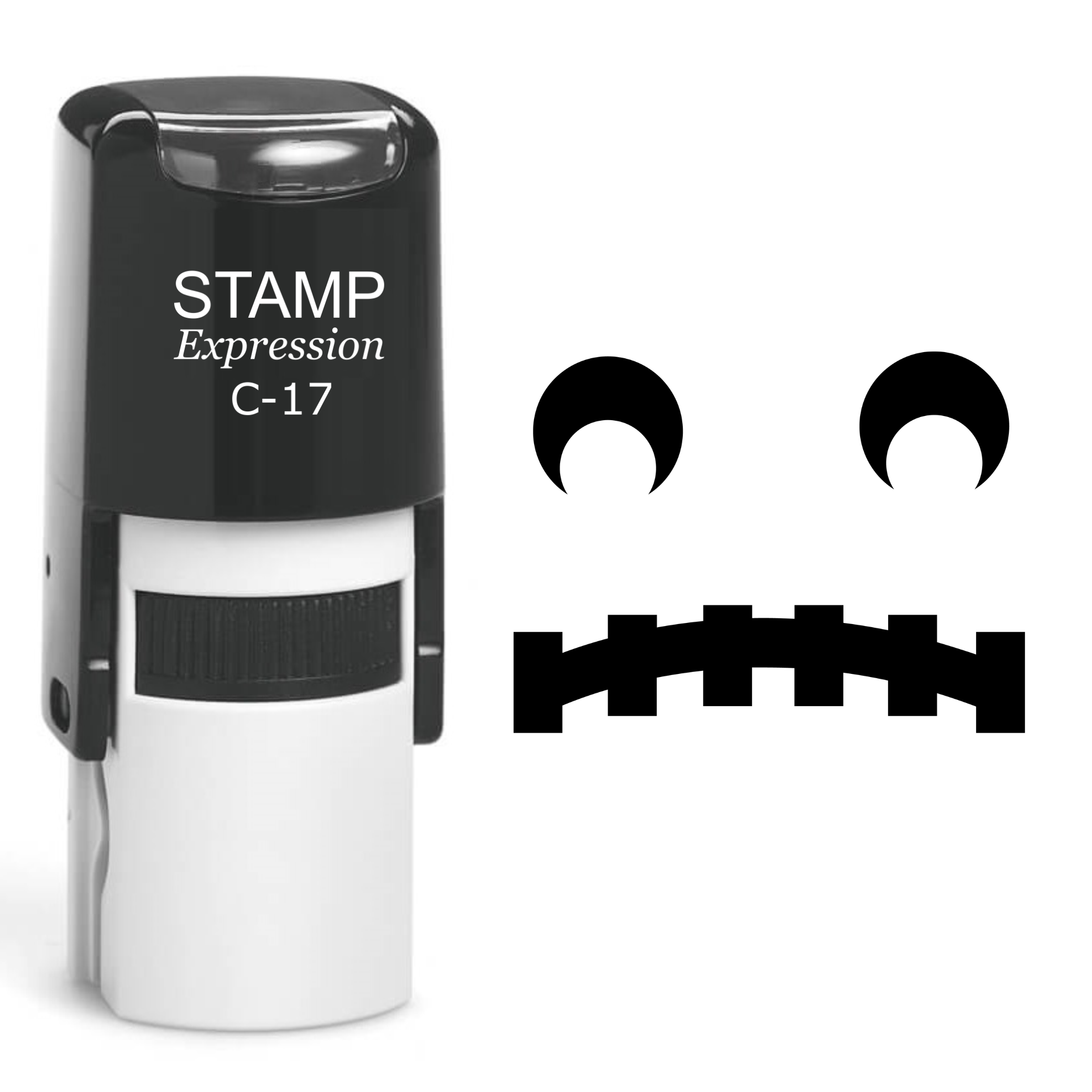 Pumpkin Faces Halloween Self Inking Rubber Stamp (SH-60716)