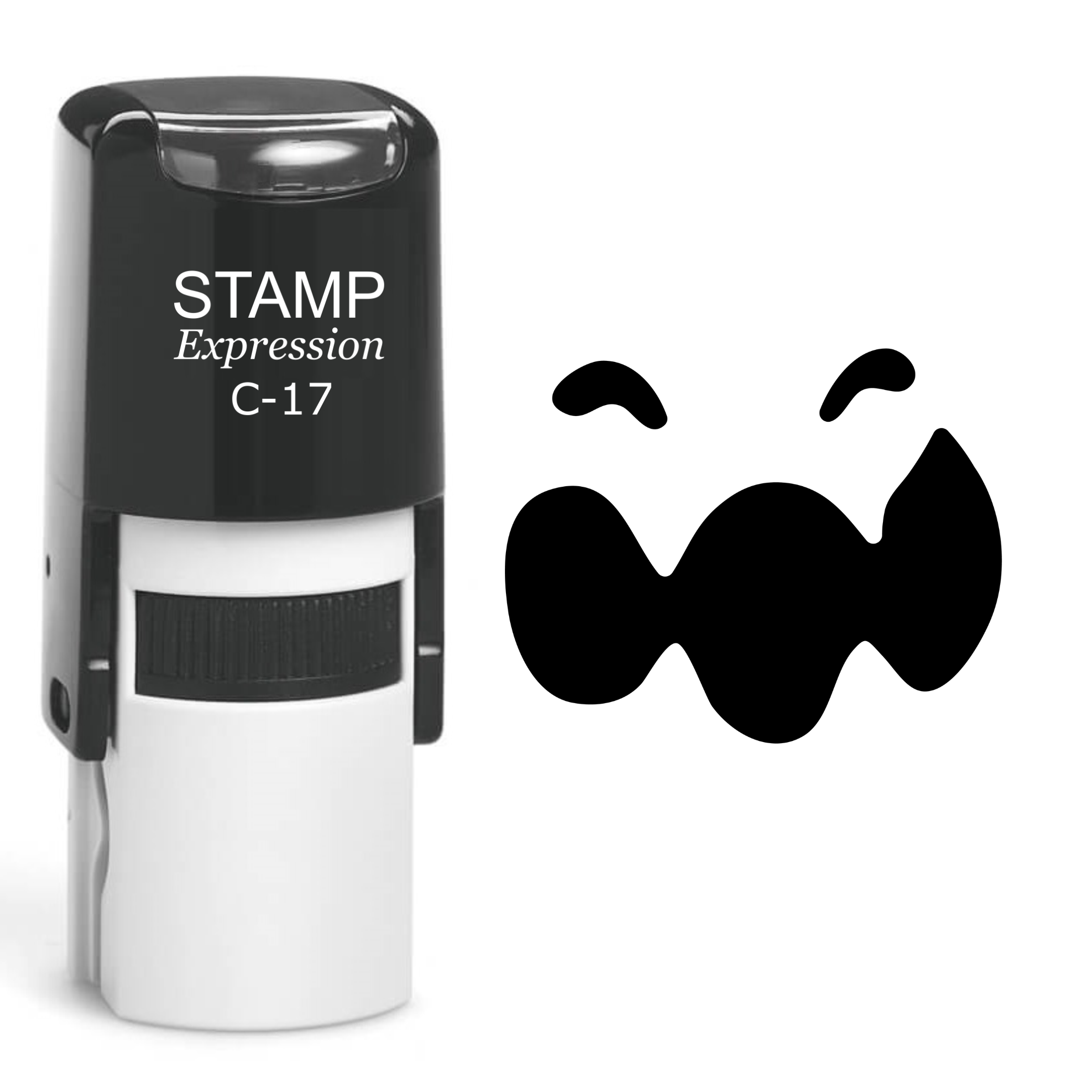 Pumpkin Faces Halloween Self Inking Rubber Stamp (SH-60731)