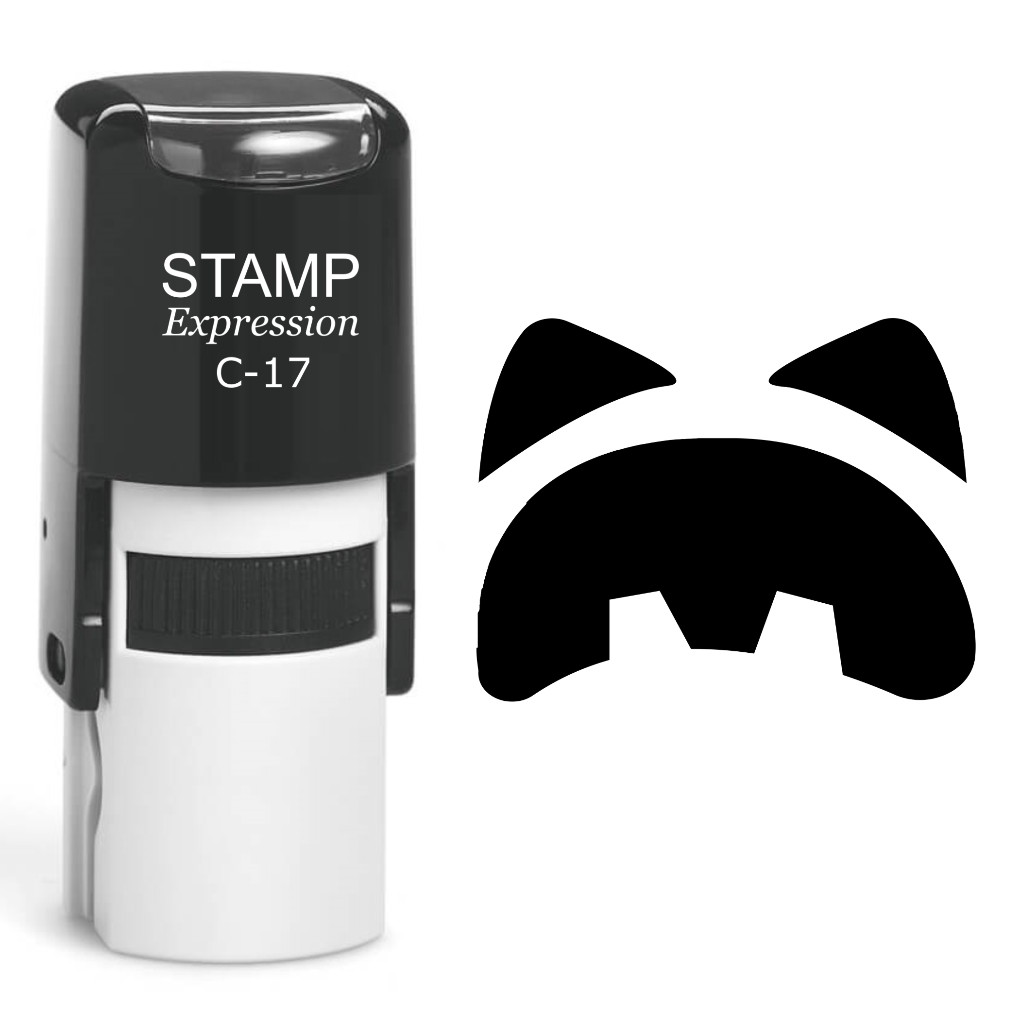 Pumpkin Faces Halloween Self Inking Rubber Stamp (SH-60878)