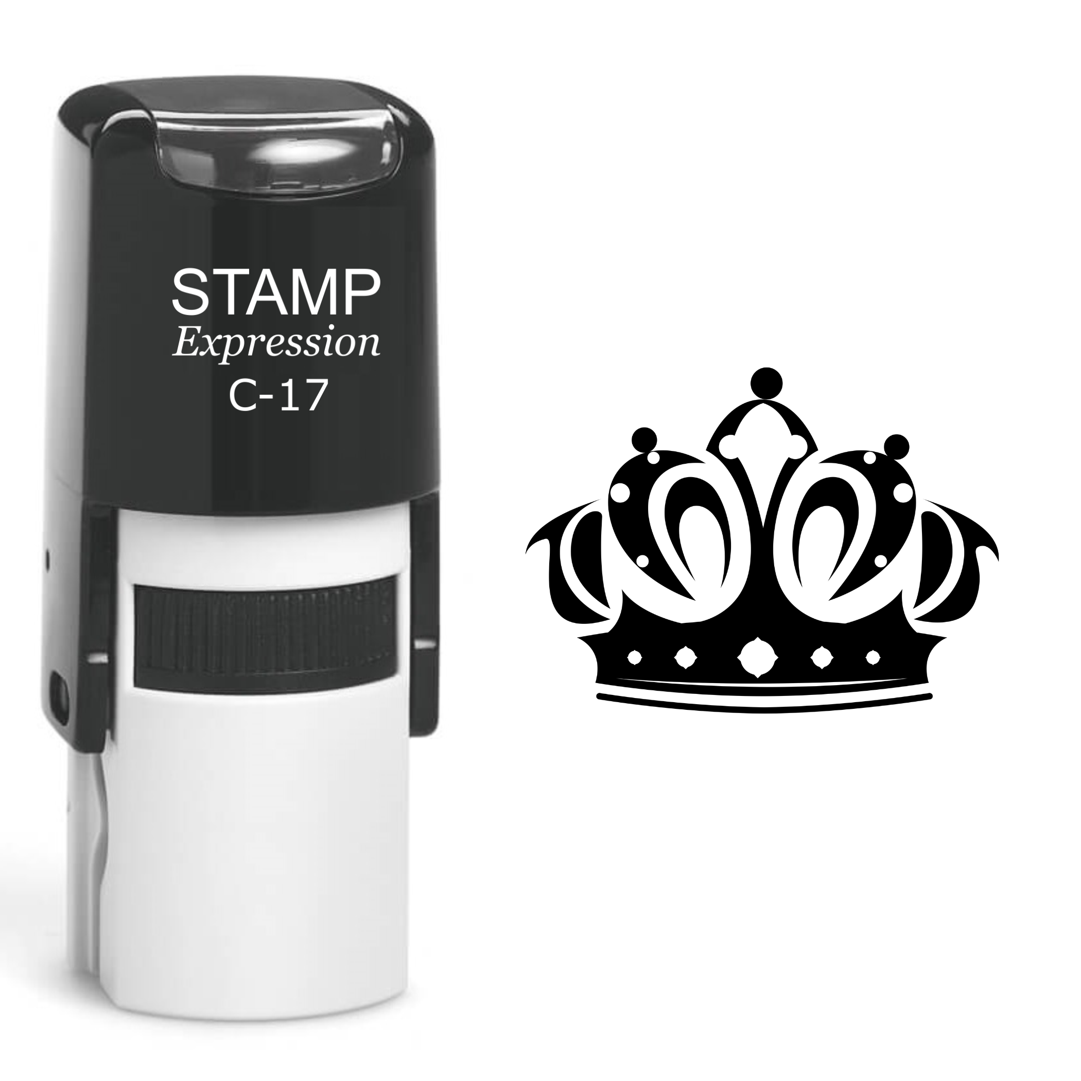 Crown Self Inking Rubber Stamp (SH-61021)