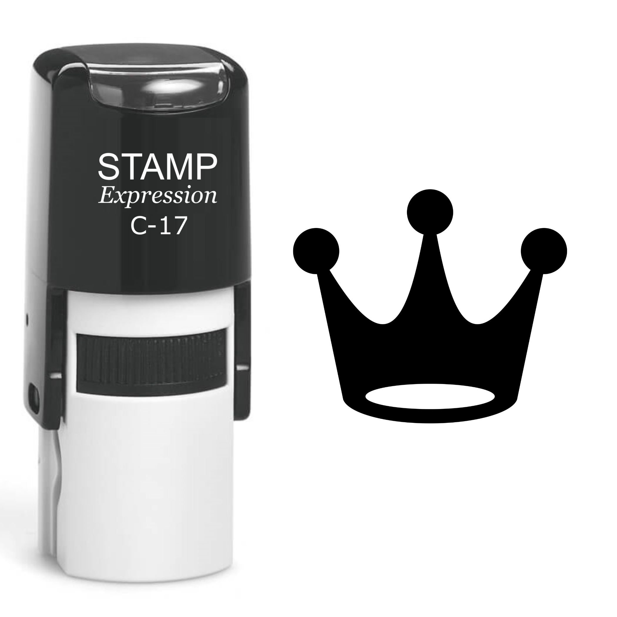 Crown Self Inking Rubber Stamp (SH-61043)