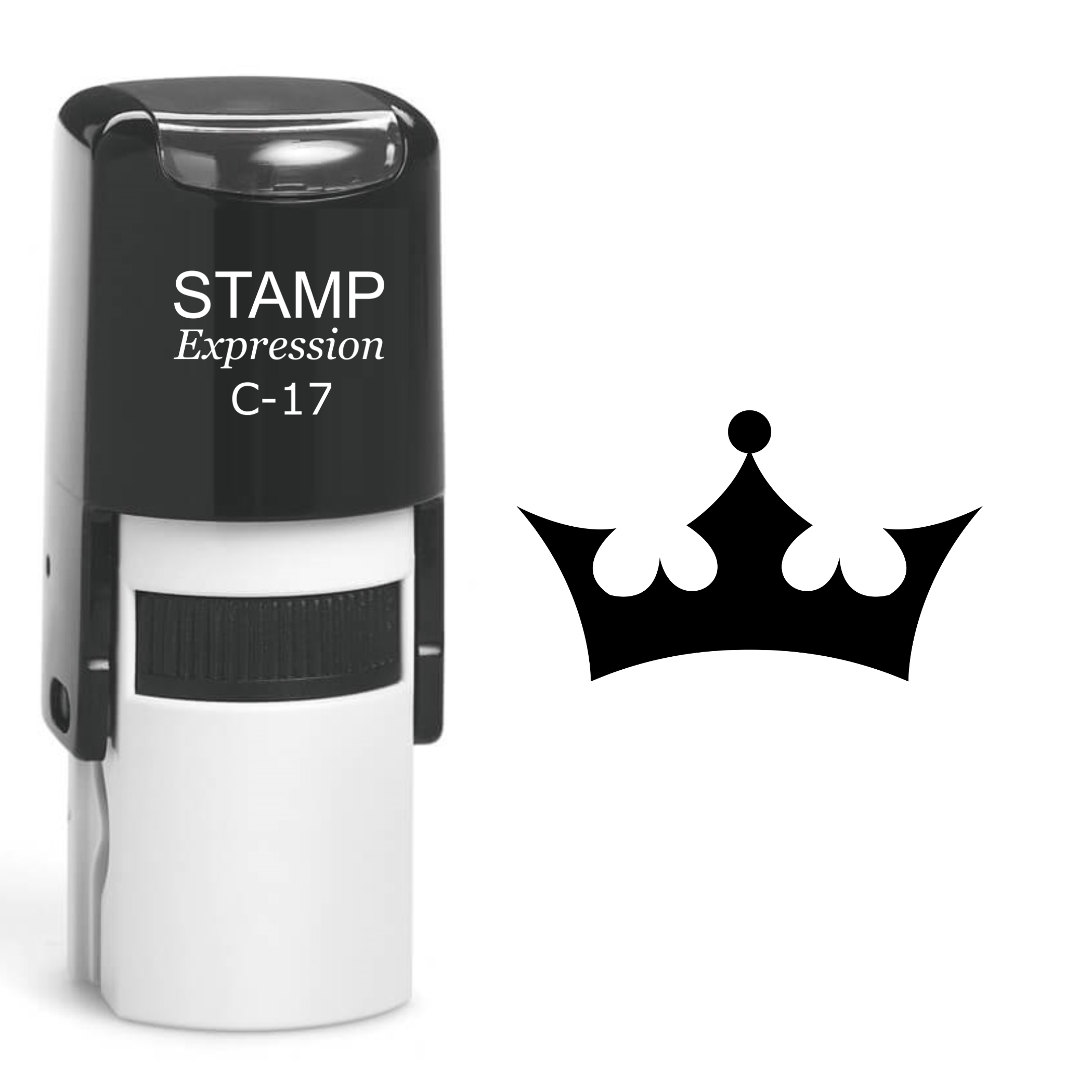 Crown Self Inking Rubber Stamp (SH-61044)
