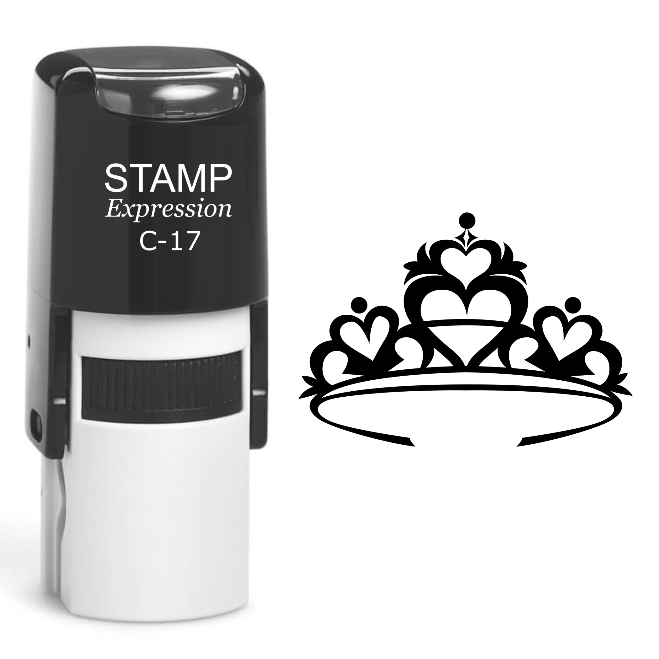 Crown Self Inking Rubber Stamp (SH-61045)
