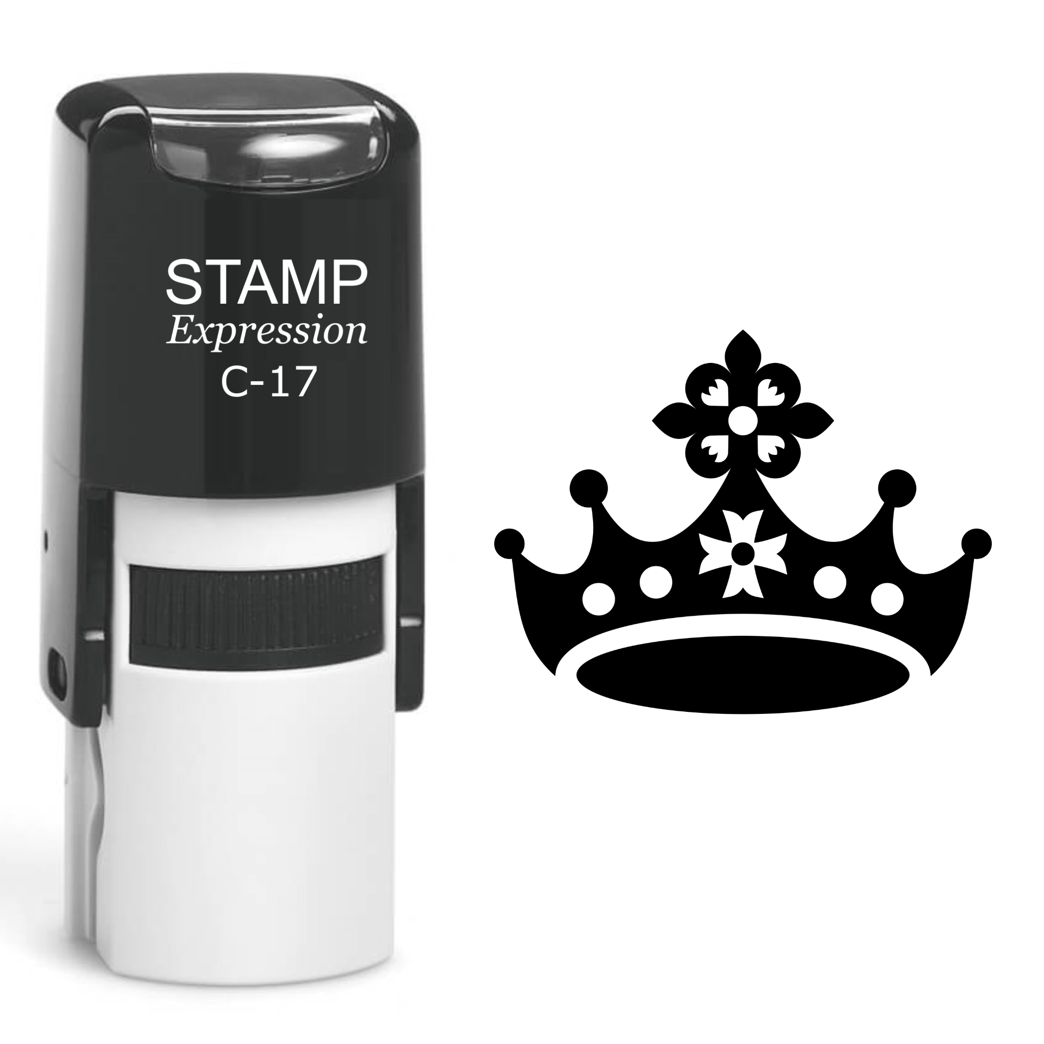 Crown Self Inking Rubber Stamp (SH-61047)
