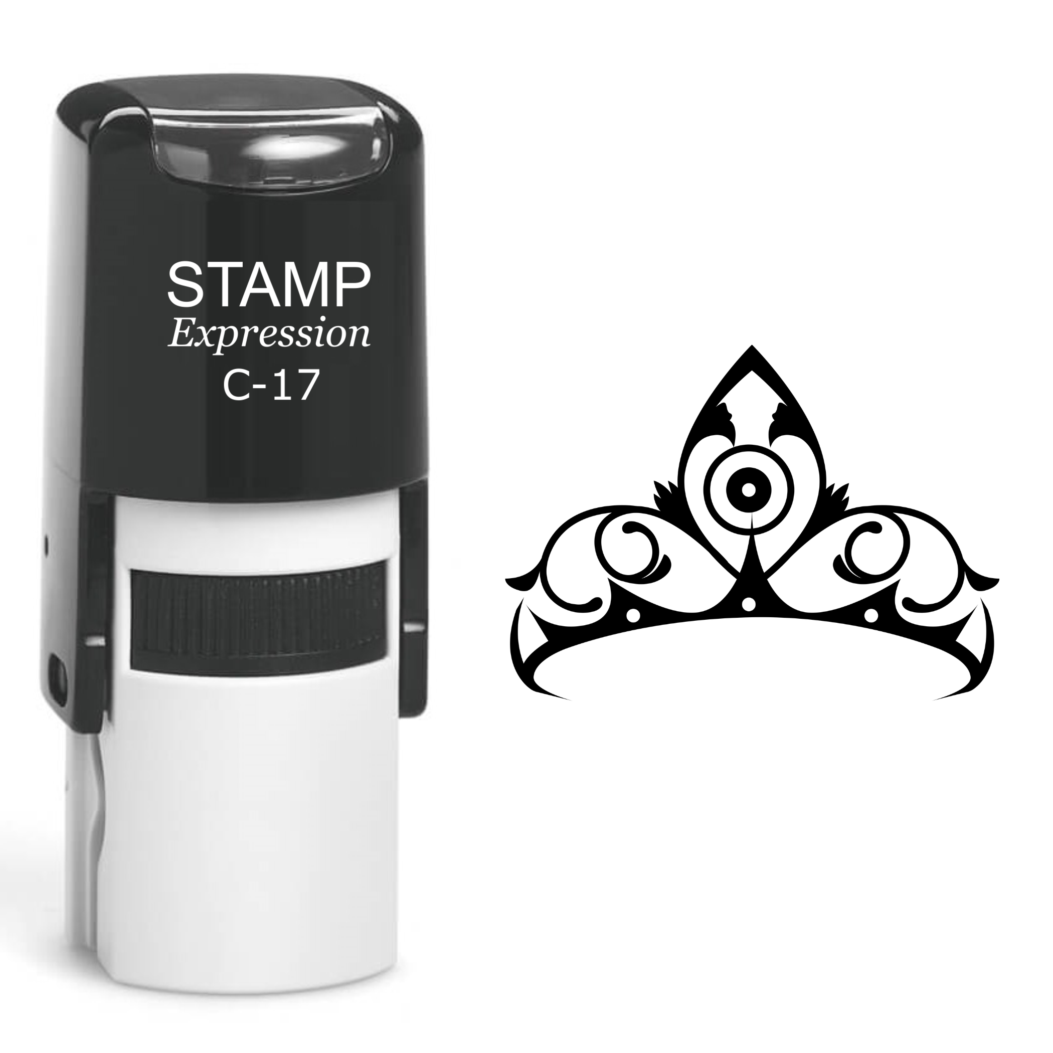Crown Self Inking Rubber Stamp (SH-61048)