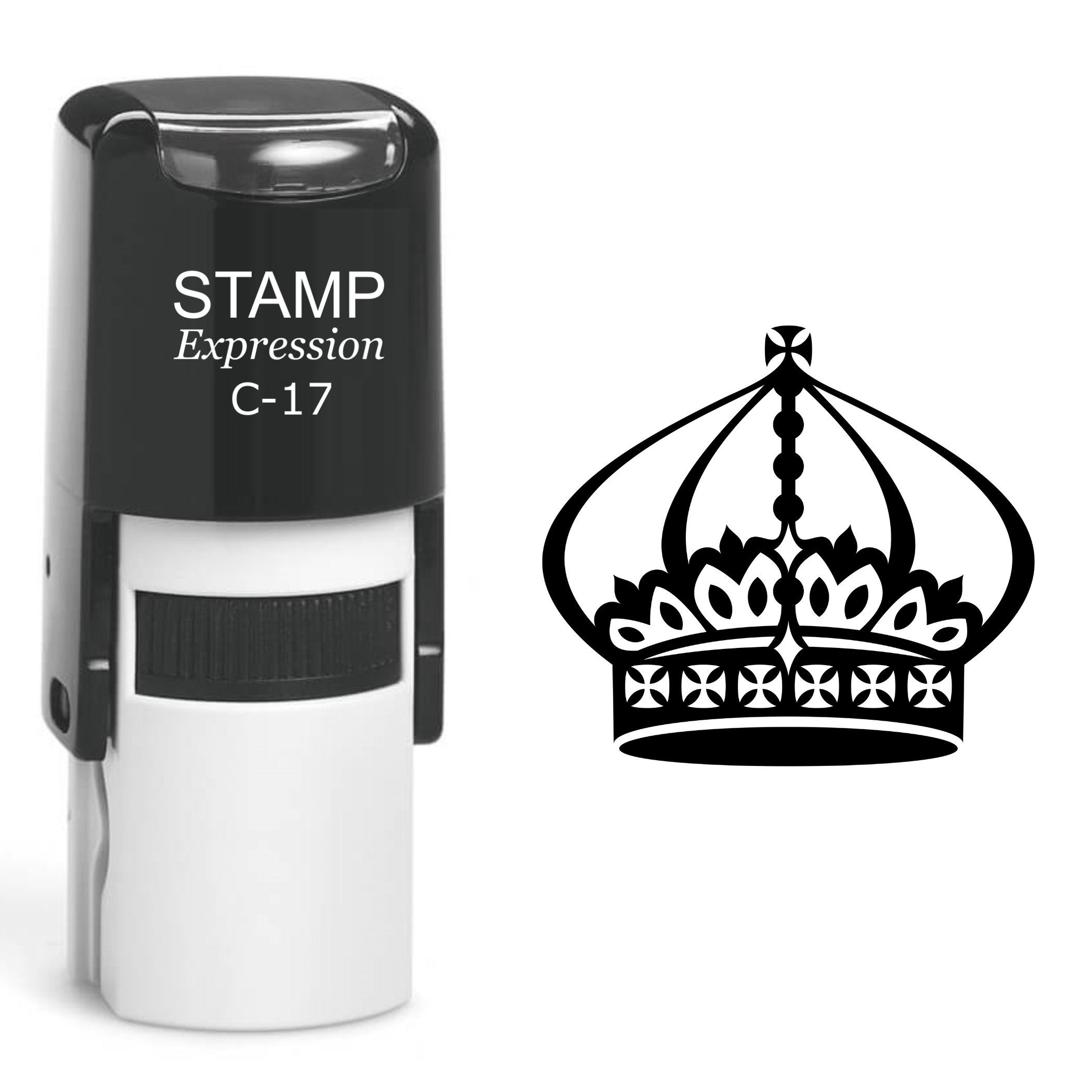 Crown Self Inking Rubber Stamp (SH-61050)