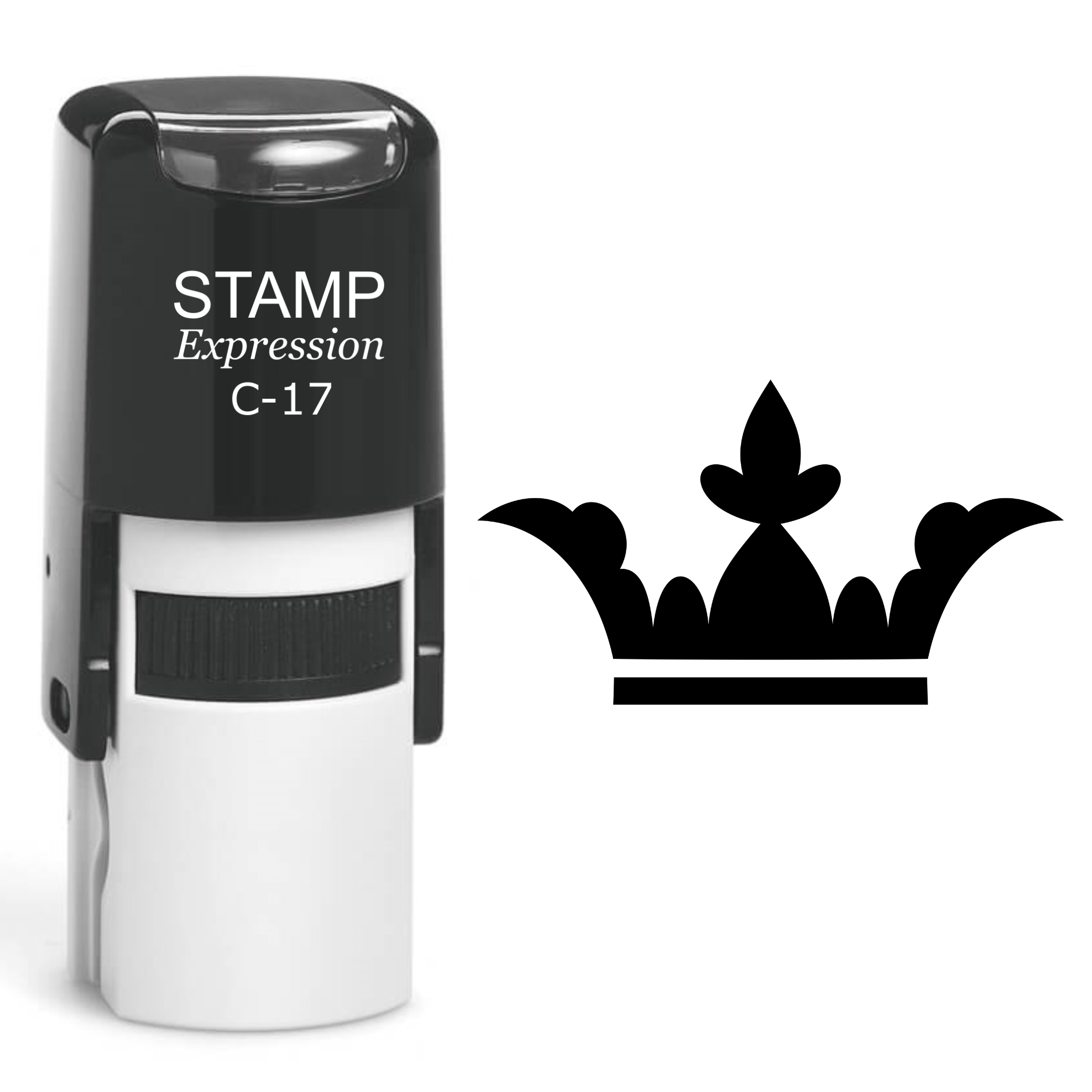 Crown Self Inking Rubber Stamp (SH-61052)