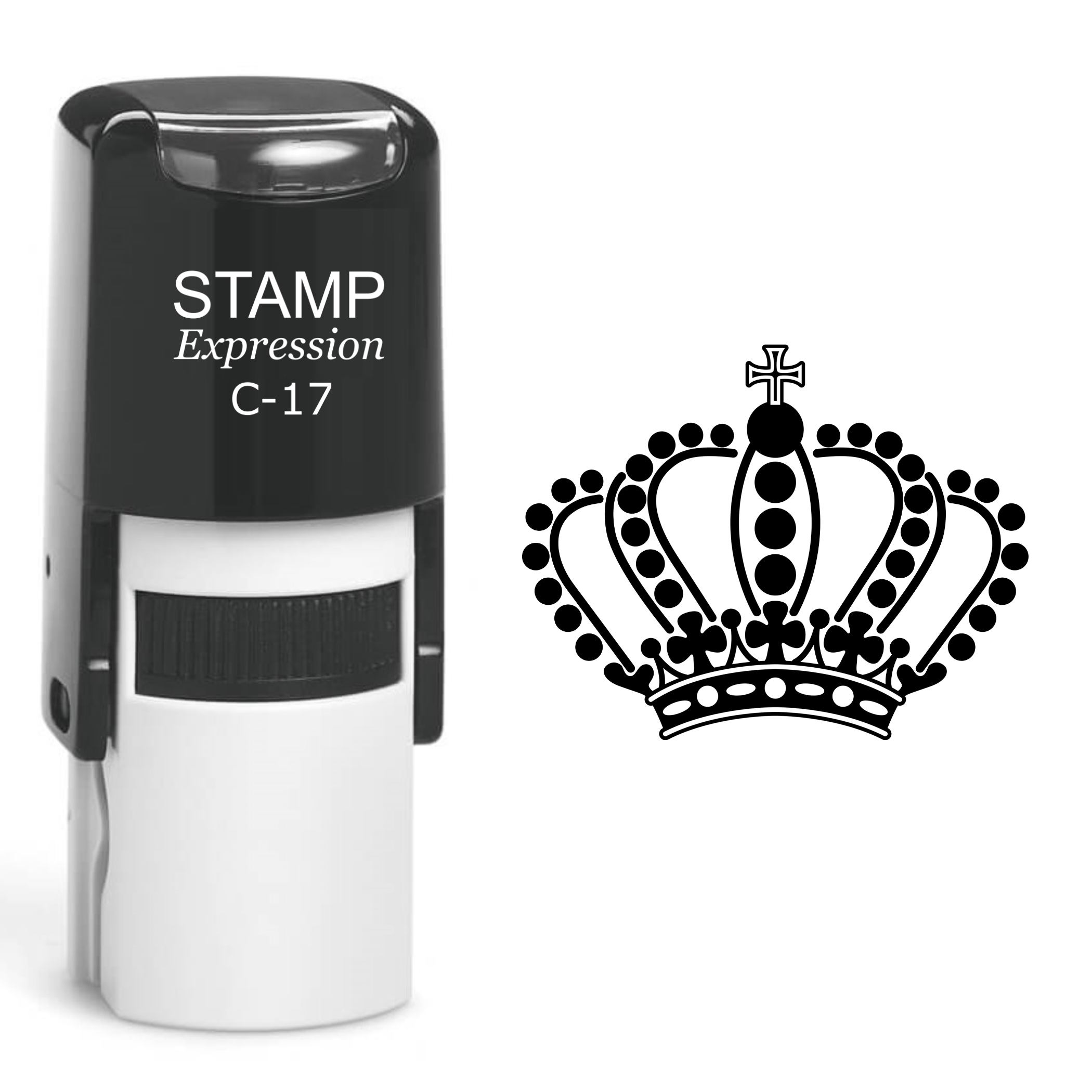 Crown Self Inking Rubber Stamp (SH-61053)