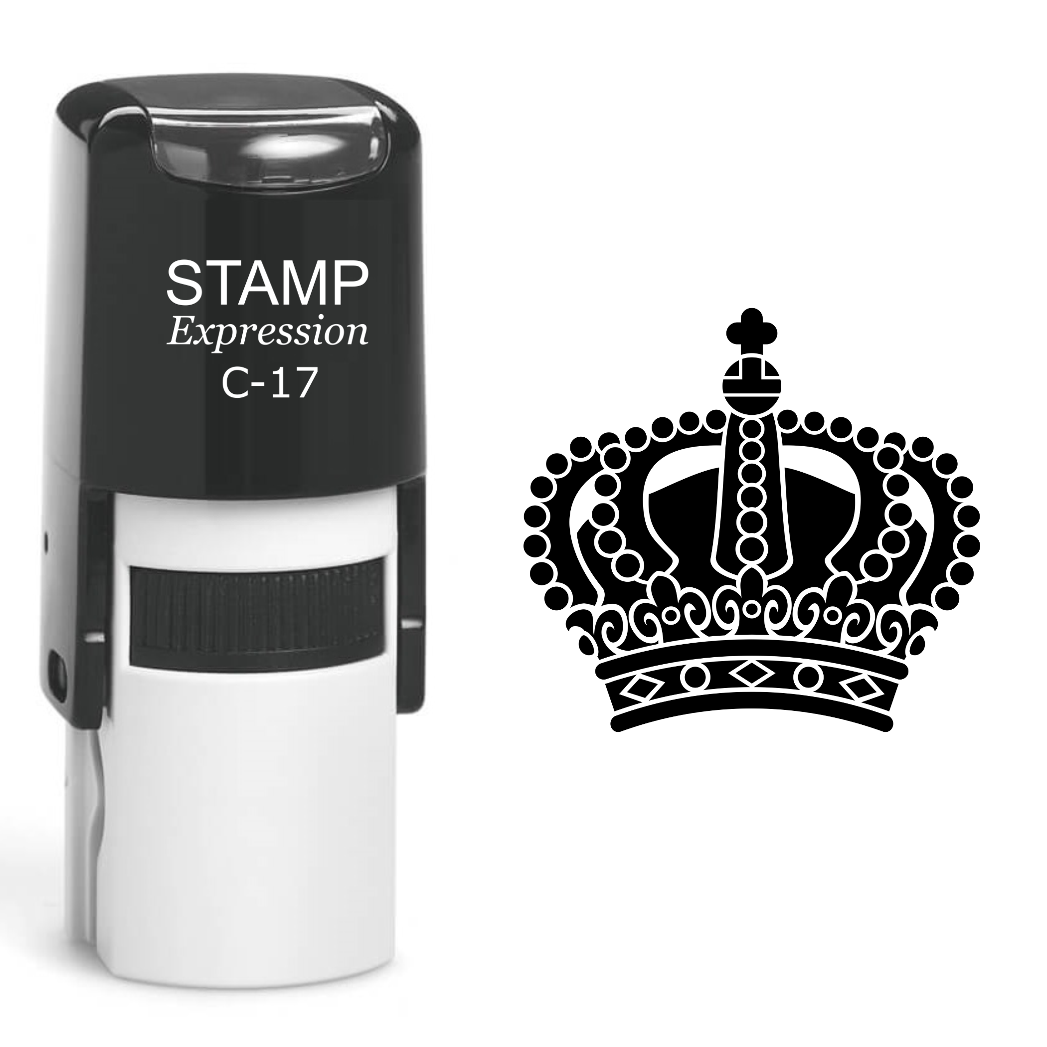 Crown Self Inking Rubber Stamp (SH-61054)