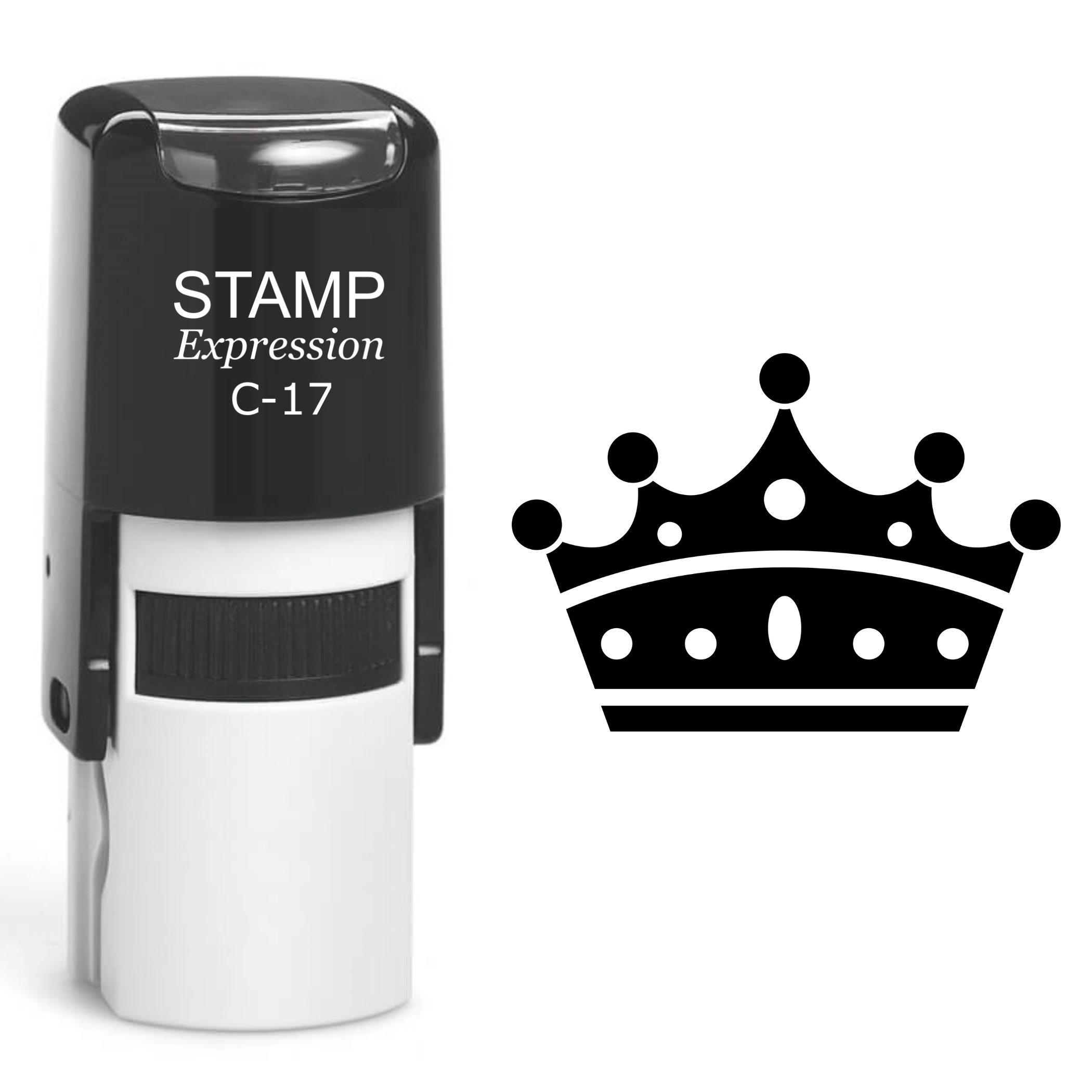 Crown Self Inking Rubber Stamp (SH-61055)