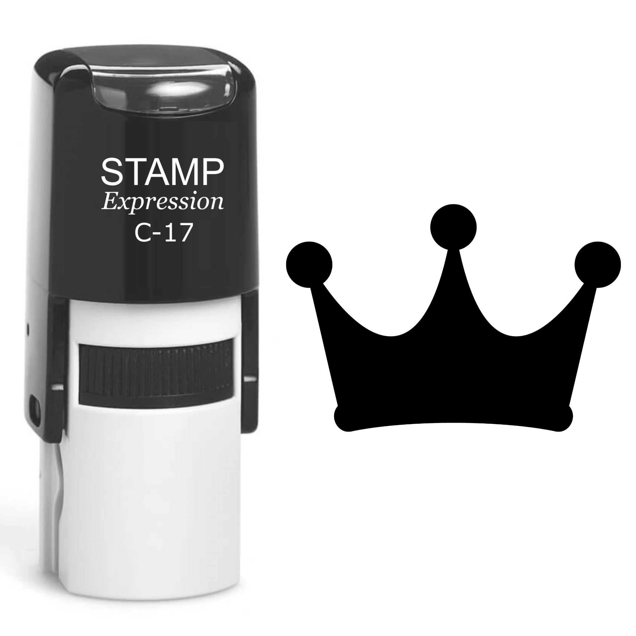 Crown Self Inking Rubber Stamp (SH-61056)