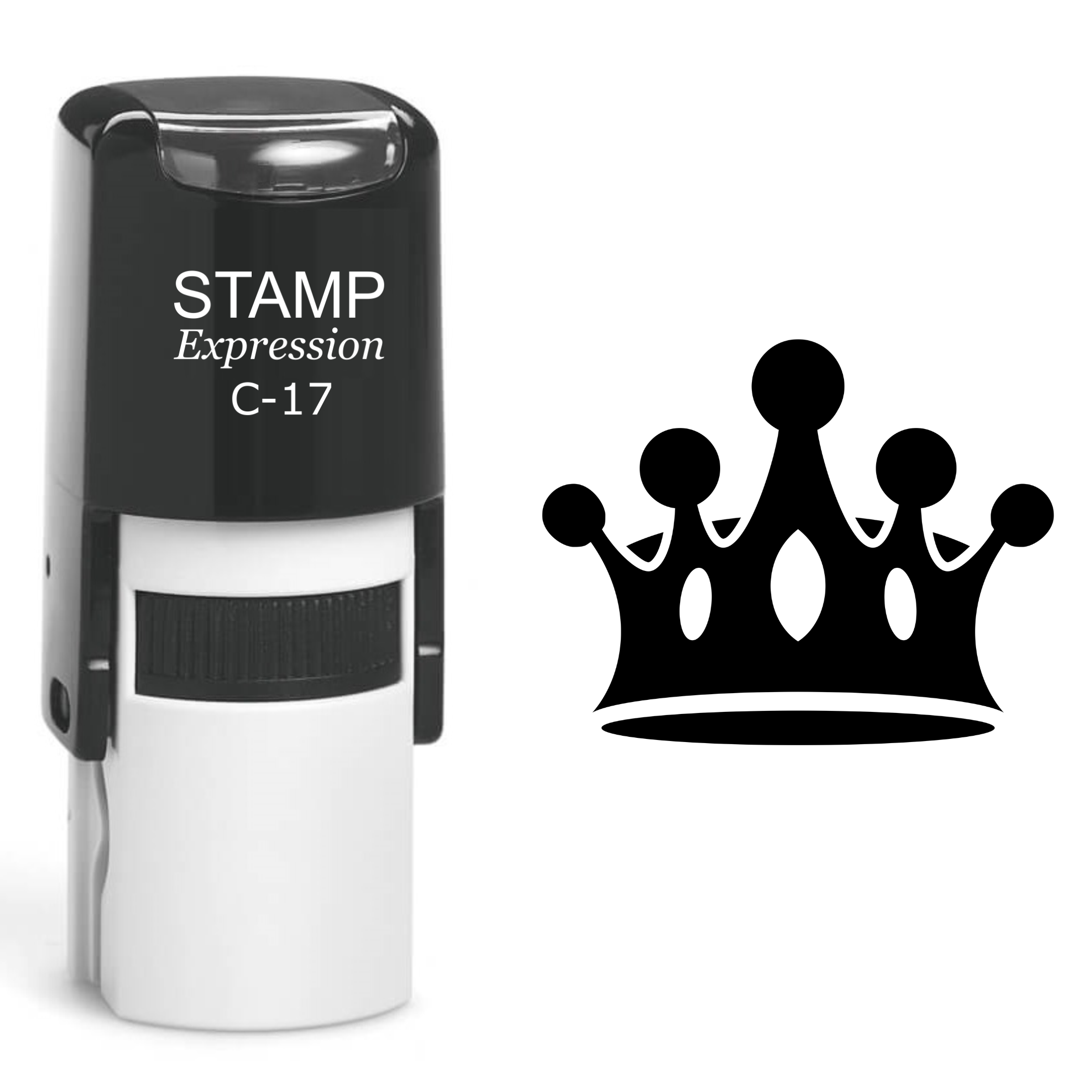 Crown Self Inking Rubber Stamp (SH-61057)