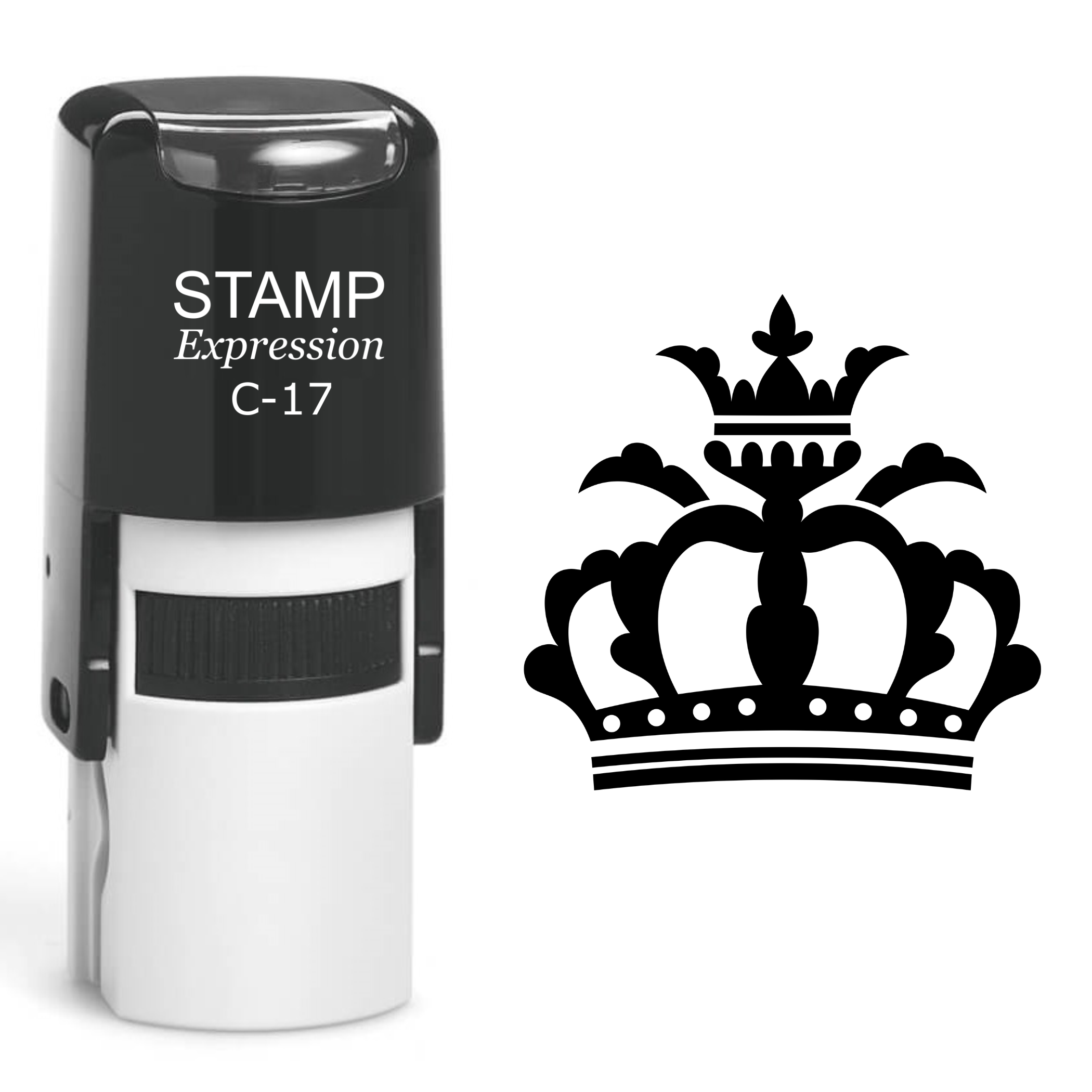 Crown Self Inking Rubber Stamp (SH-61058)