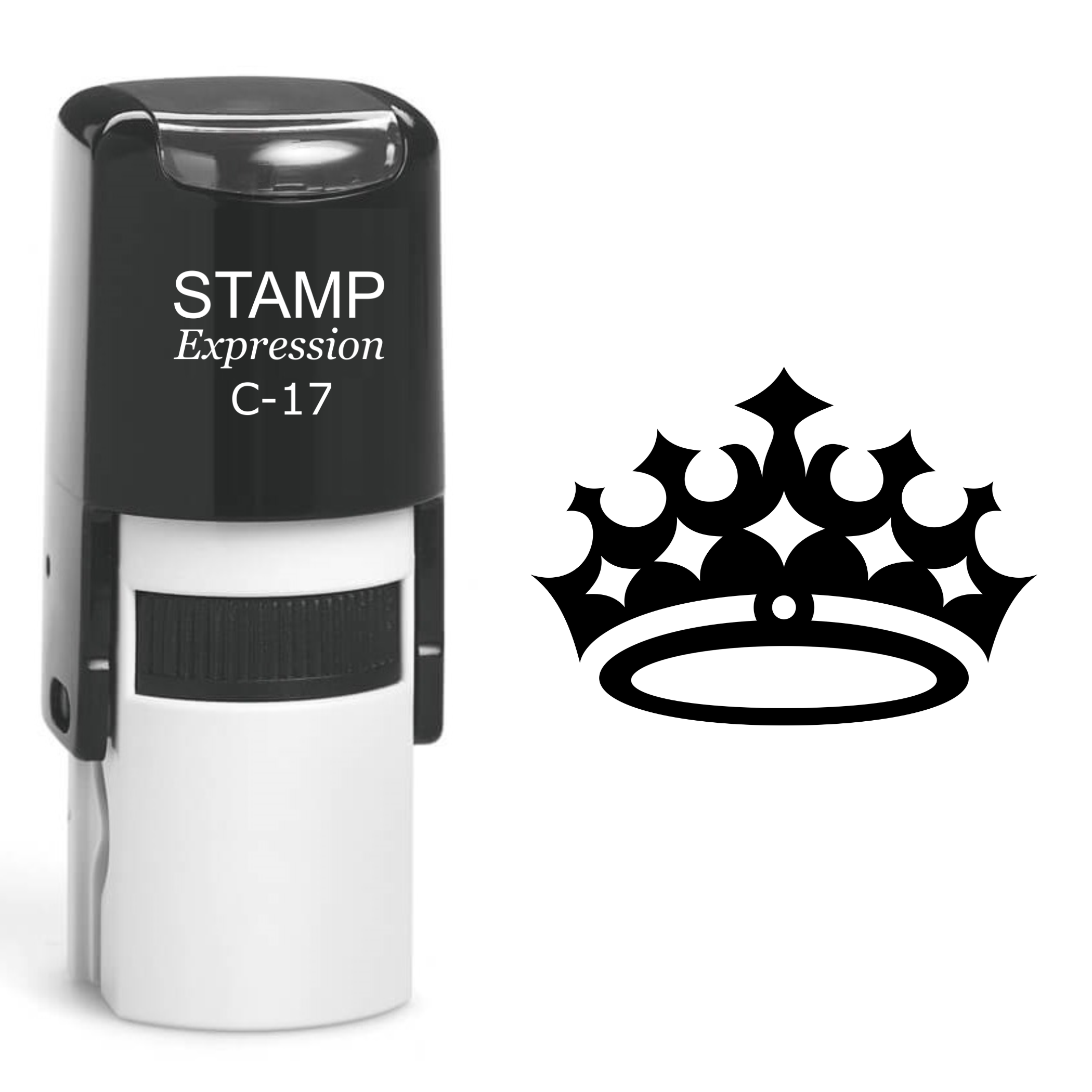 Crown Self Inking Rubber Stamp (SH-61059)