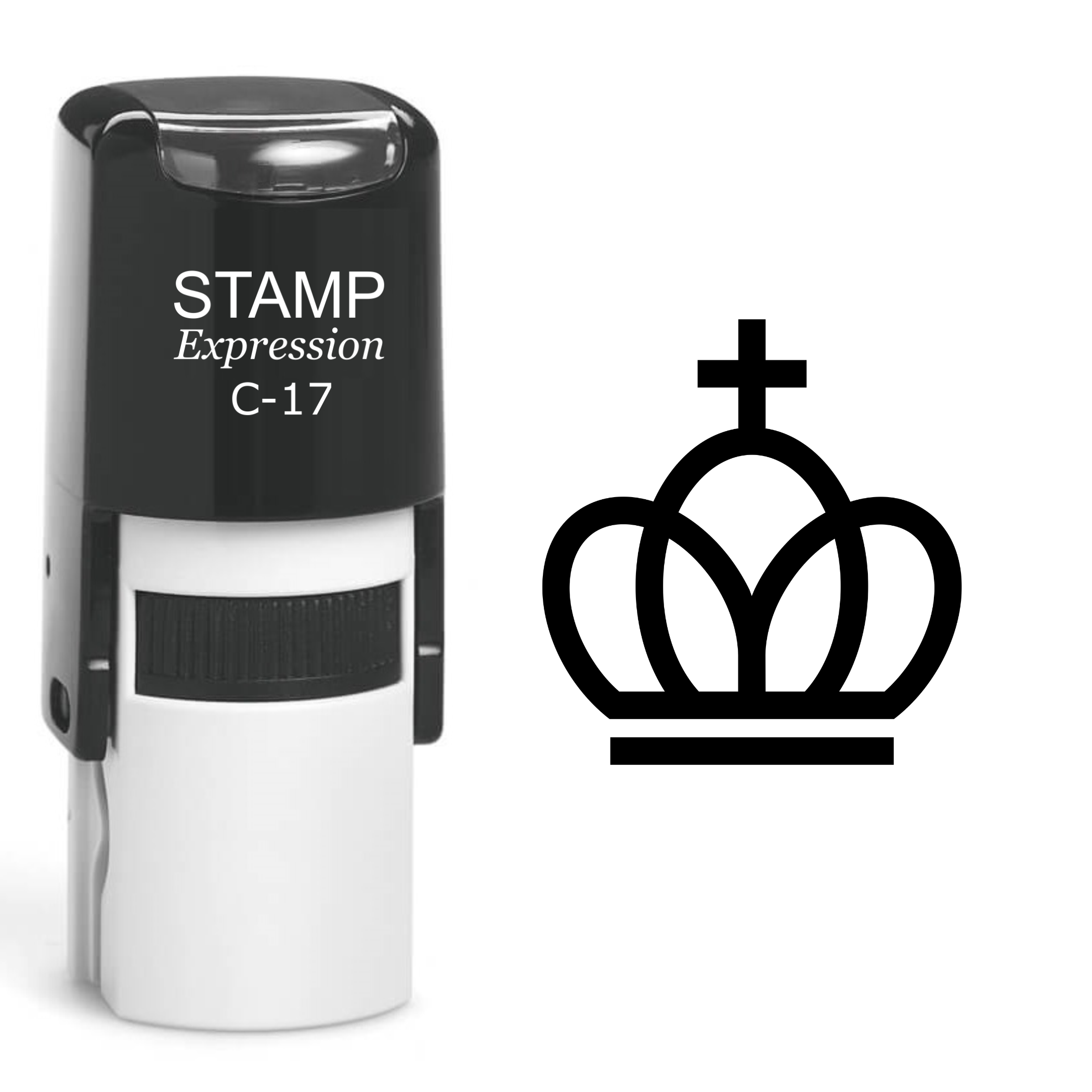 Crown Self Inking Rubber Stamp (SH-61061)