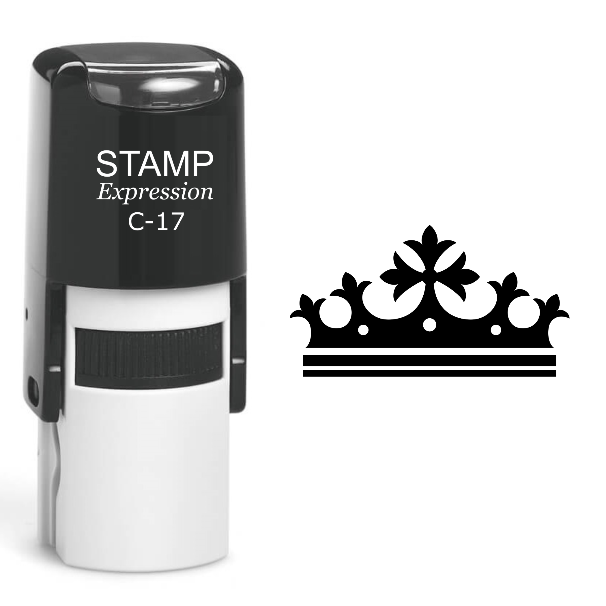 Crown Self Inking Rubber Stamp (SH-61062)