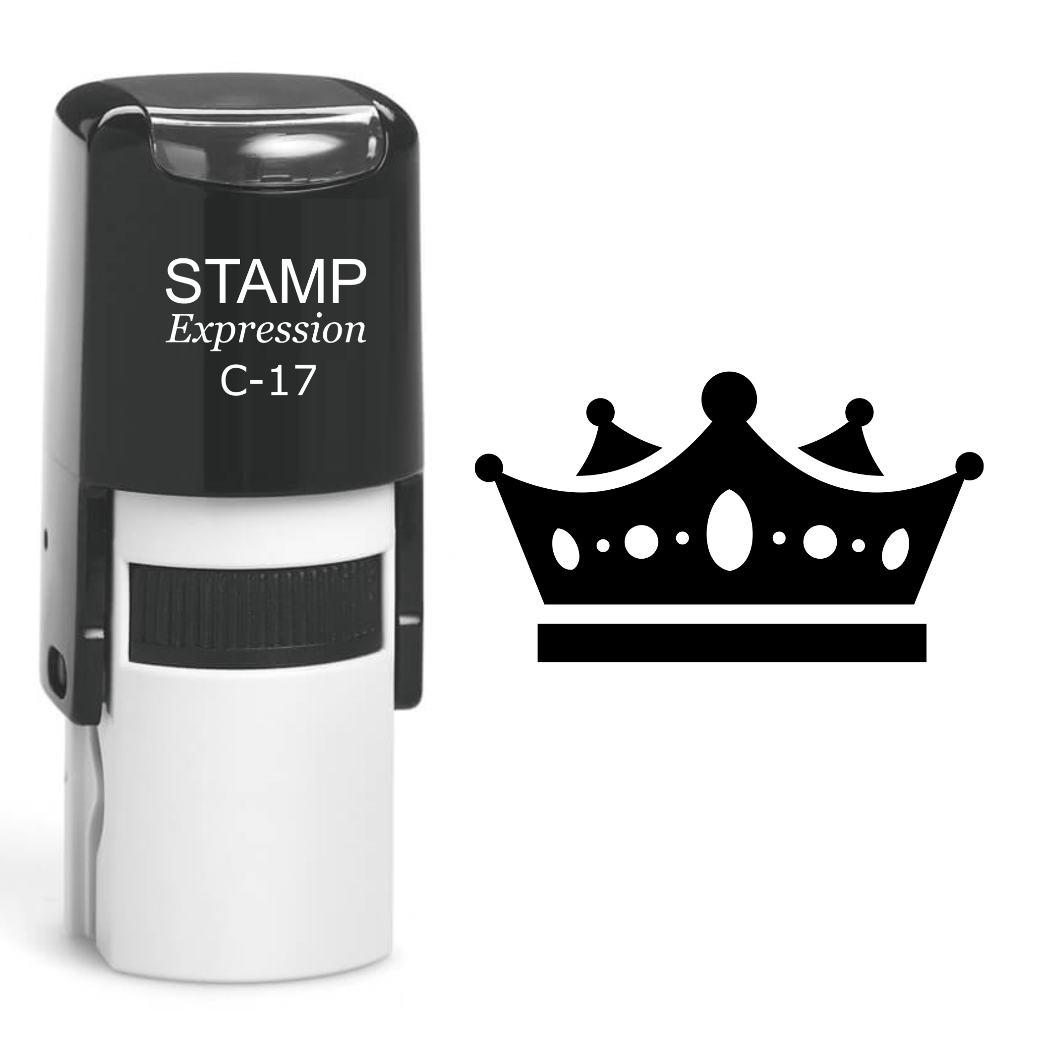 Crown Self Inking Rubber Stamp (SH-61067)
