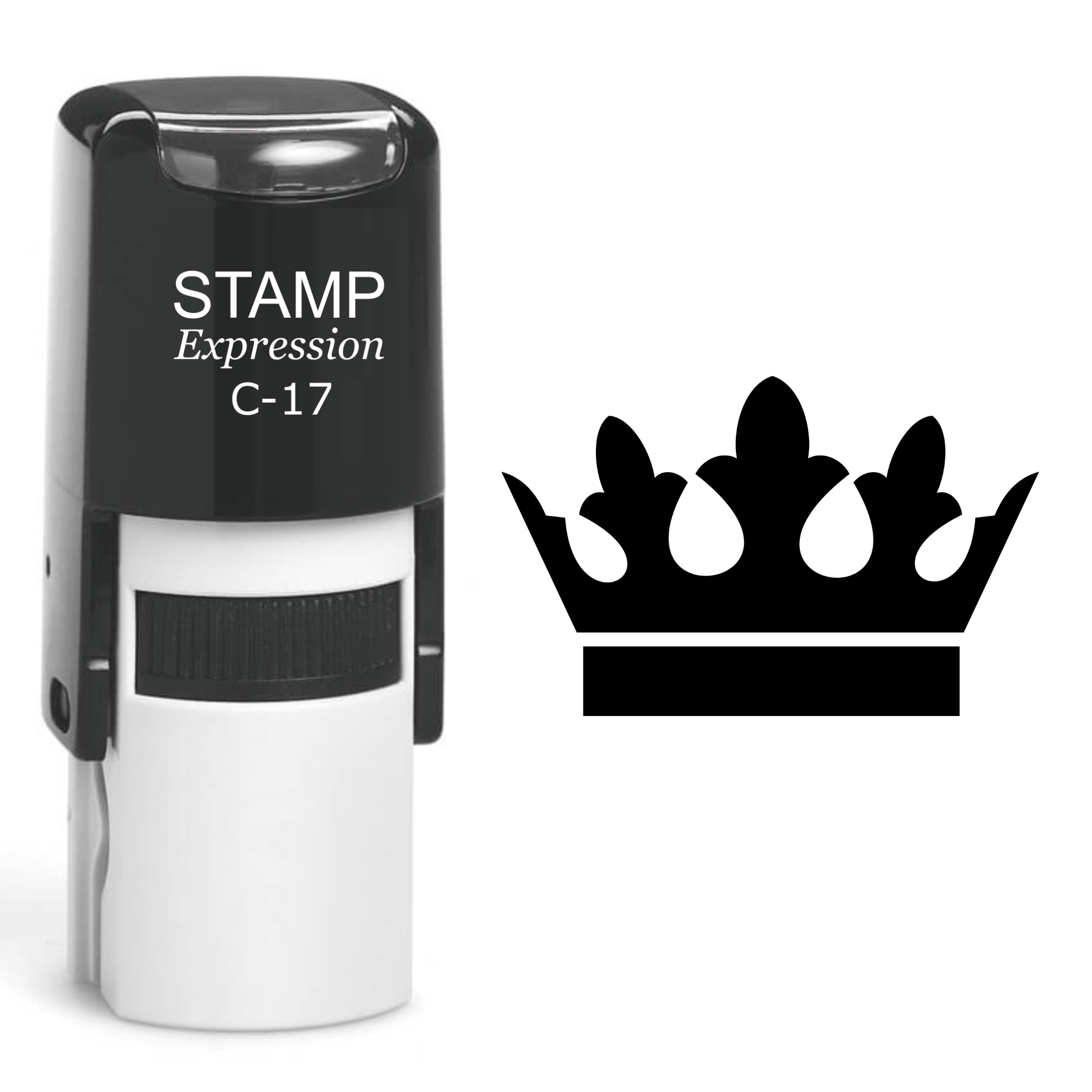Crown Self Inking Rubber Stamp (SH-61068)