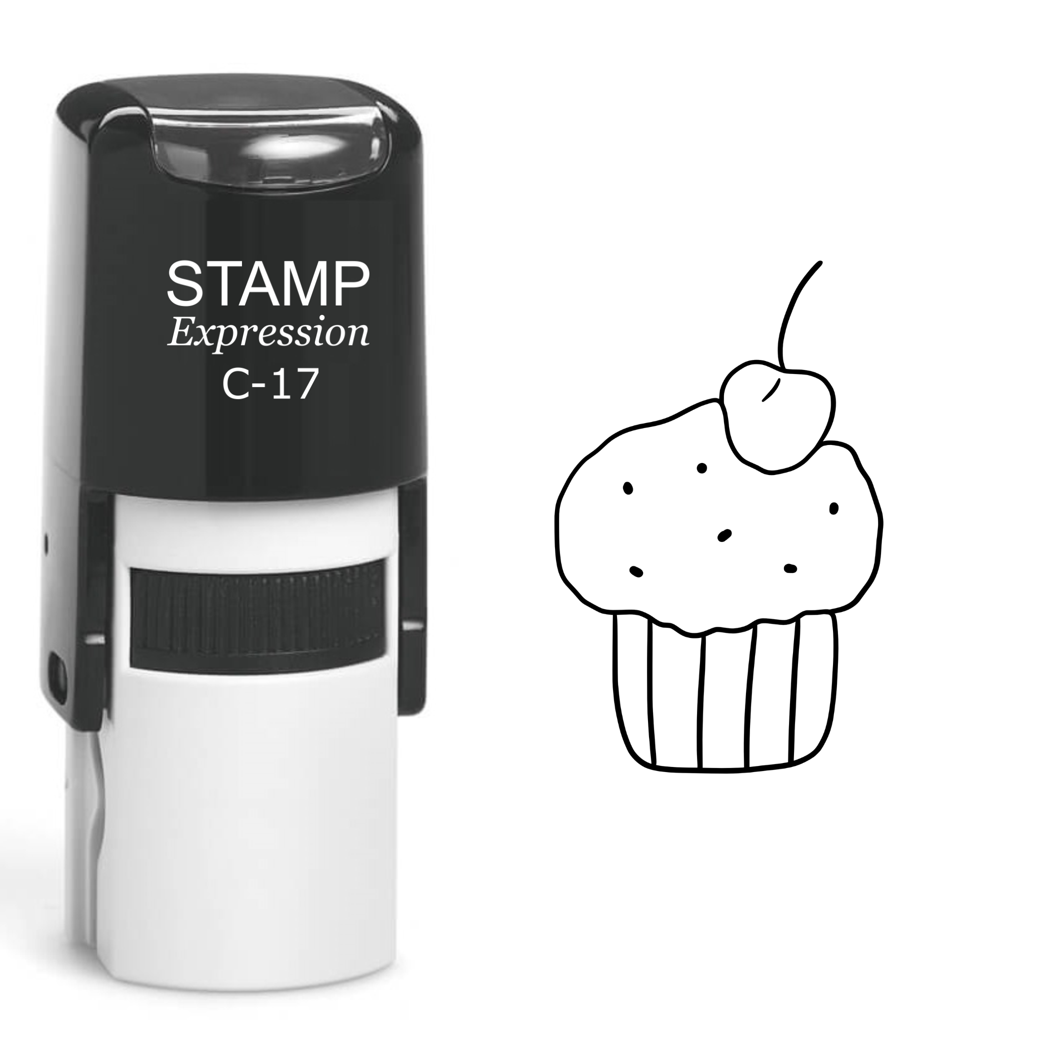 Cupcake Self Inking Rubber Stamp (SH-61132)