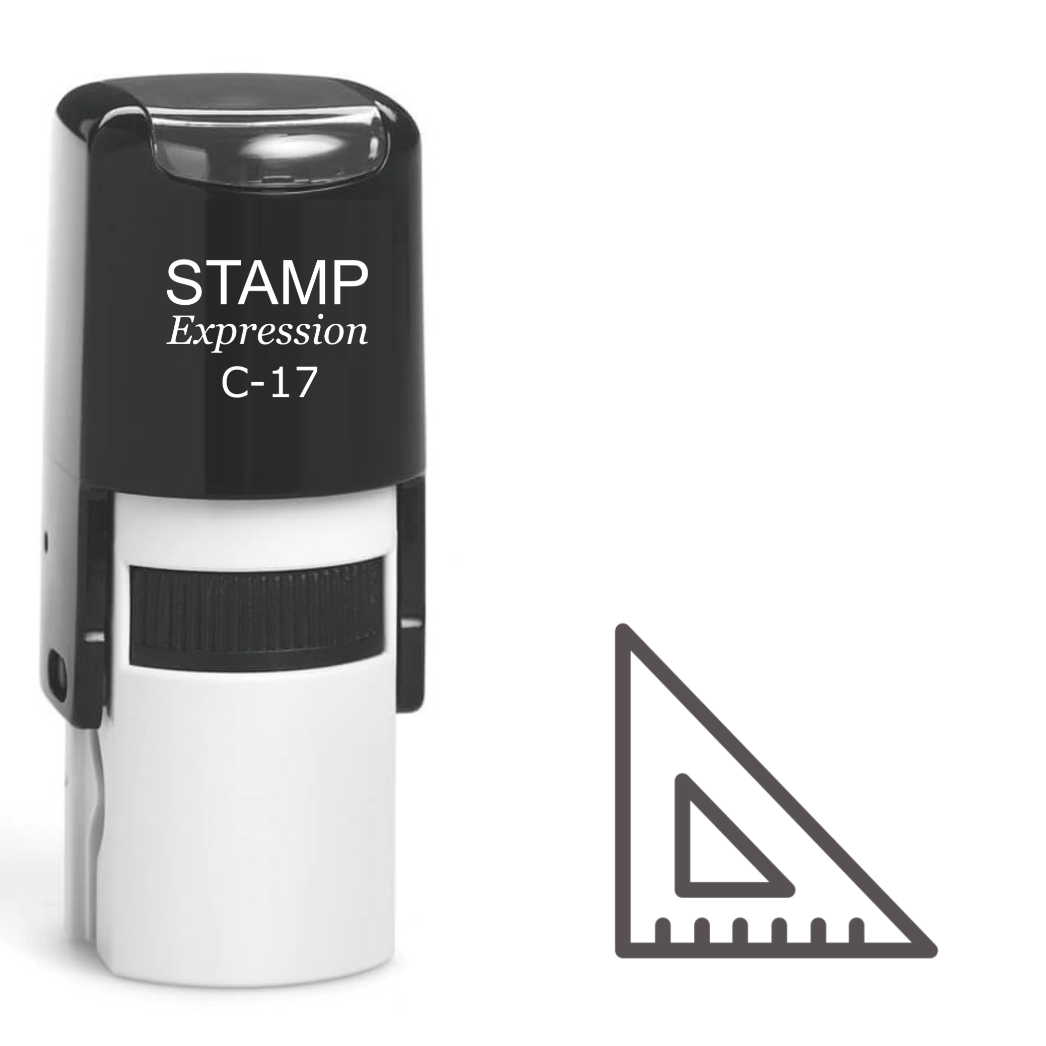 Drafting Ruller Self Inking Rubber Stamp (SH-61159)