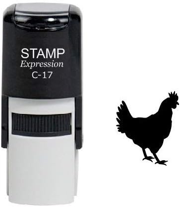Chicken Self Inking Rubber Stamp (SH-6116)