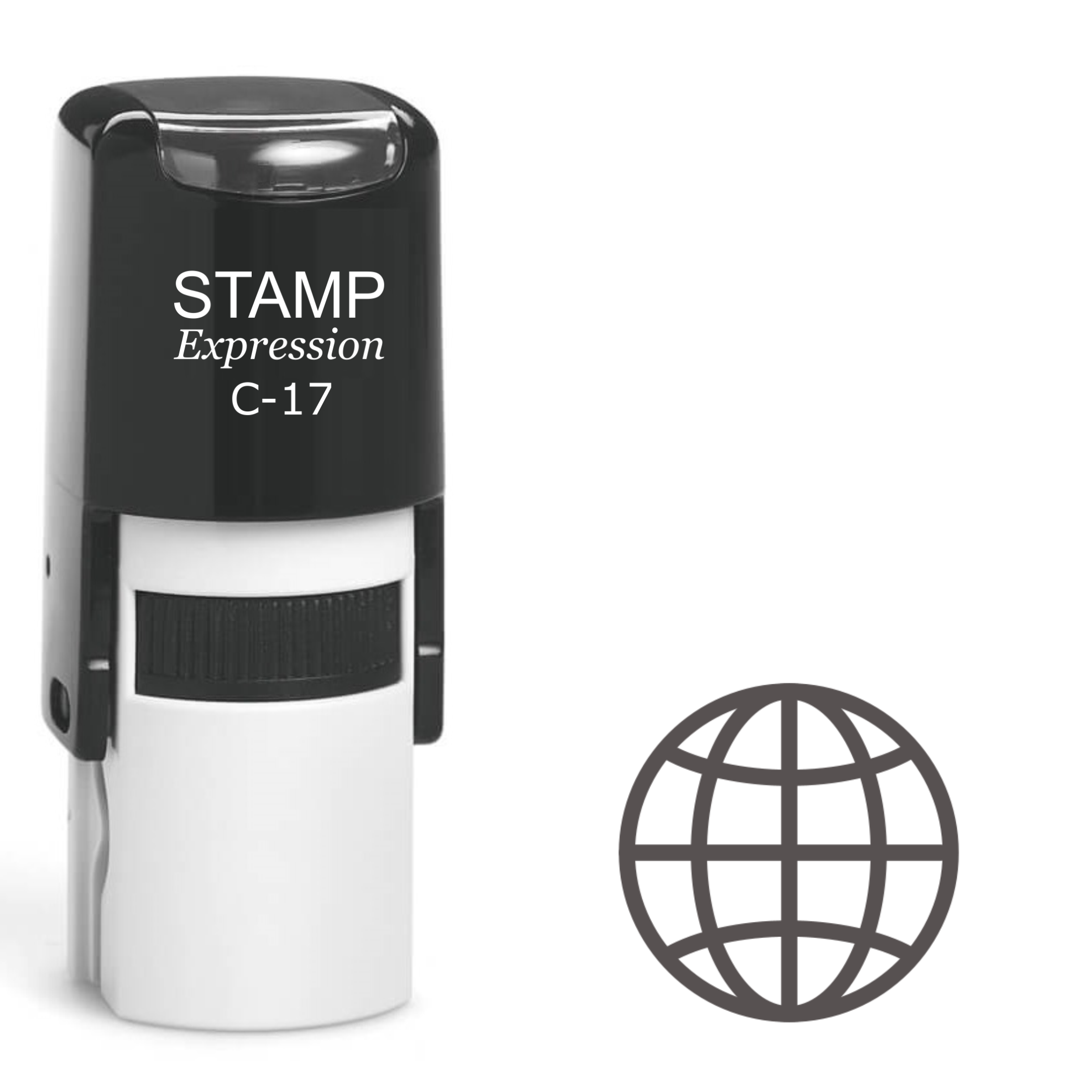 Globe Self Inking Rubber Stamp (SH-61161)