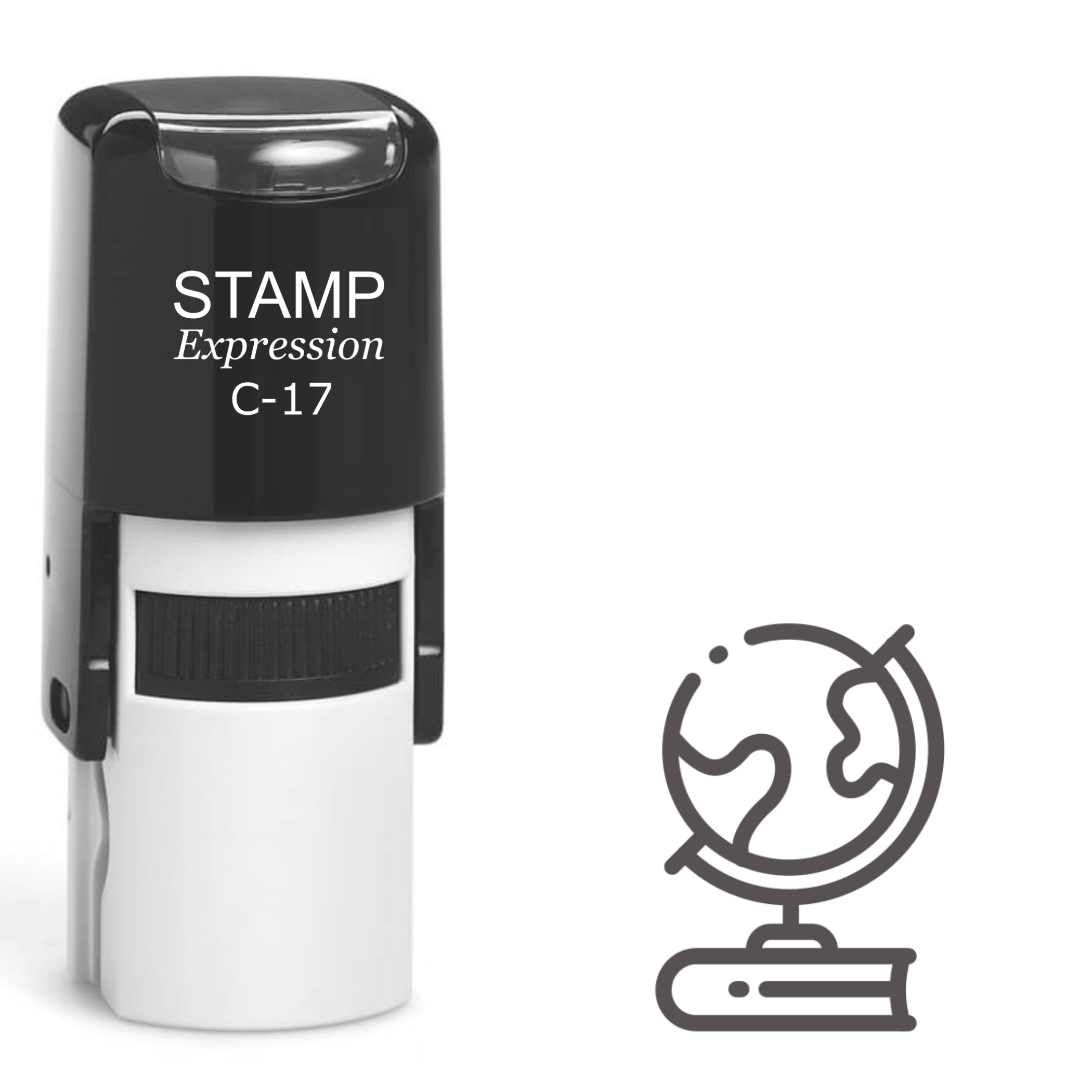 Globe Self Inking Rubber Stamp (SH-61162)