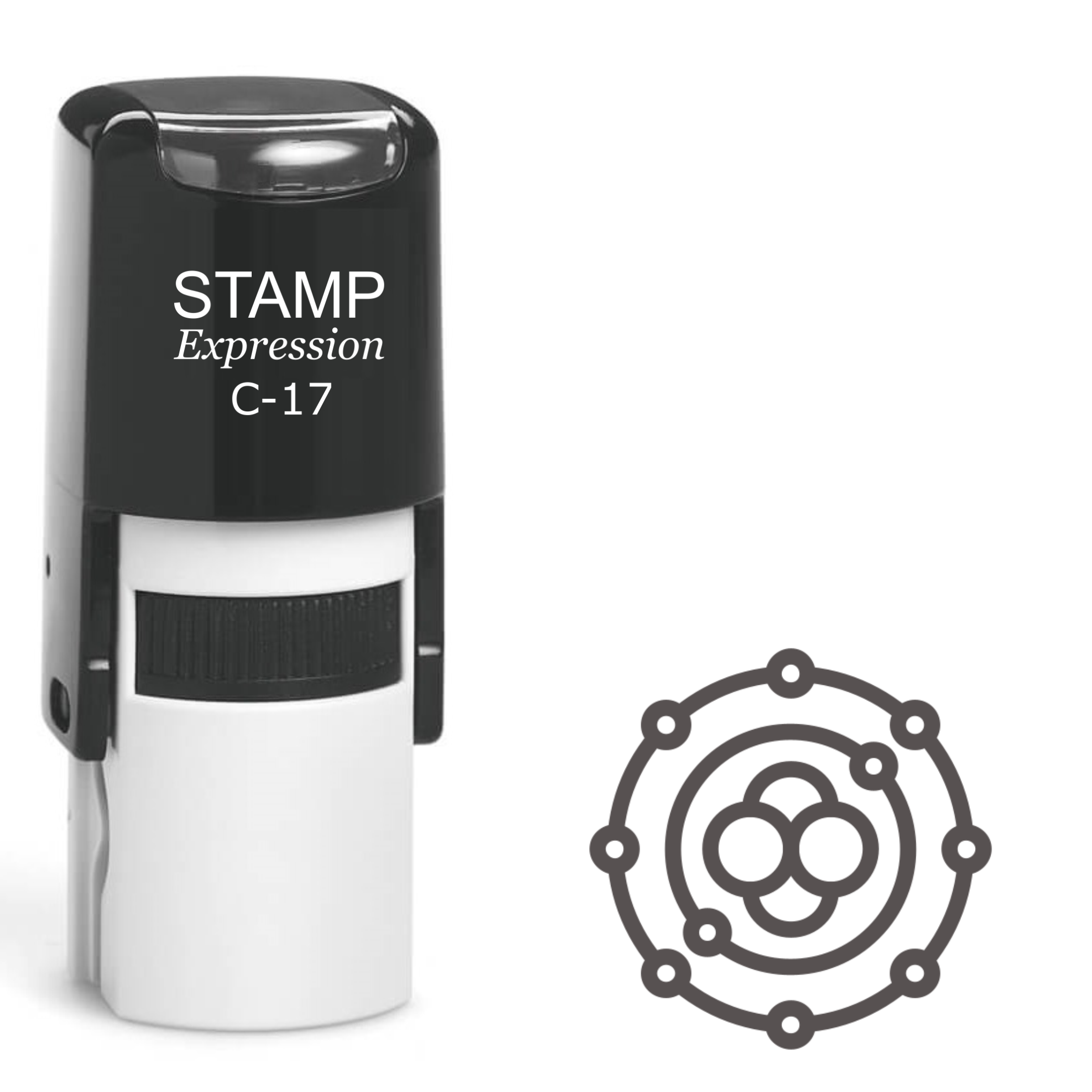 Atom Self Inking Rubber Stamp (SH-61190)