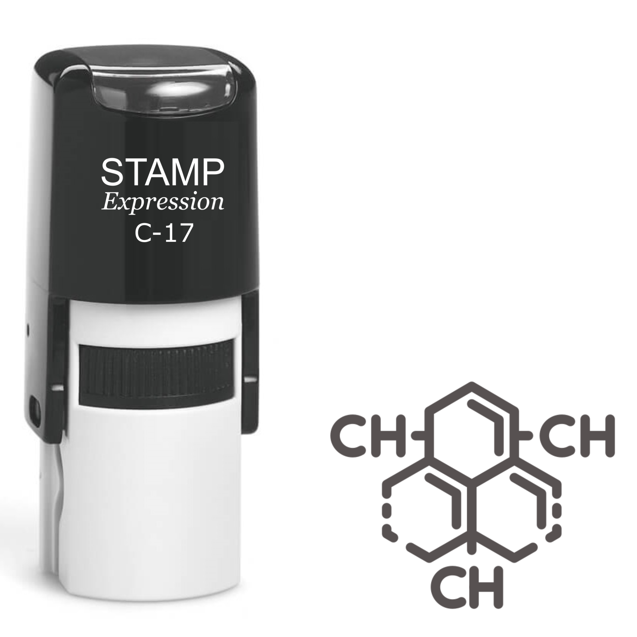 Molecules Self Inking Rubber Stamp (SH-61191)