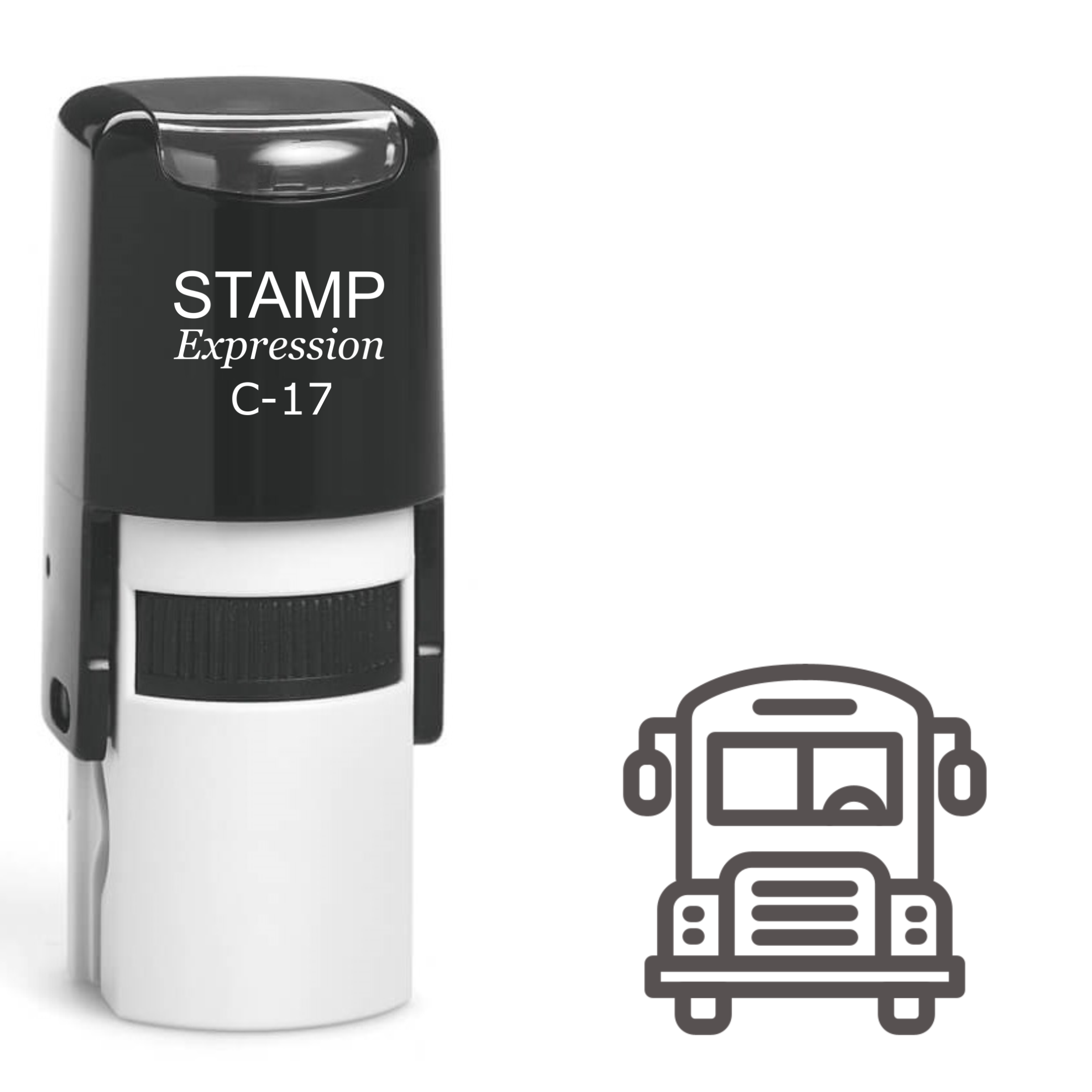 School Bus Self Inking Rubber Stamp (SH-61197)