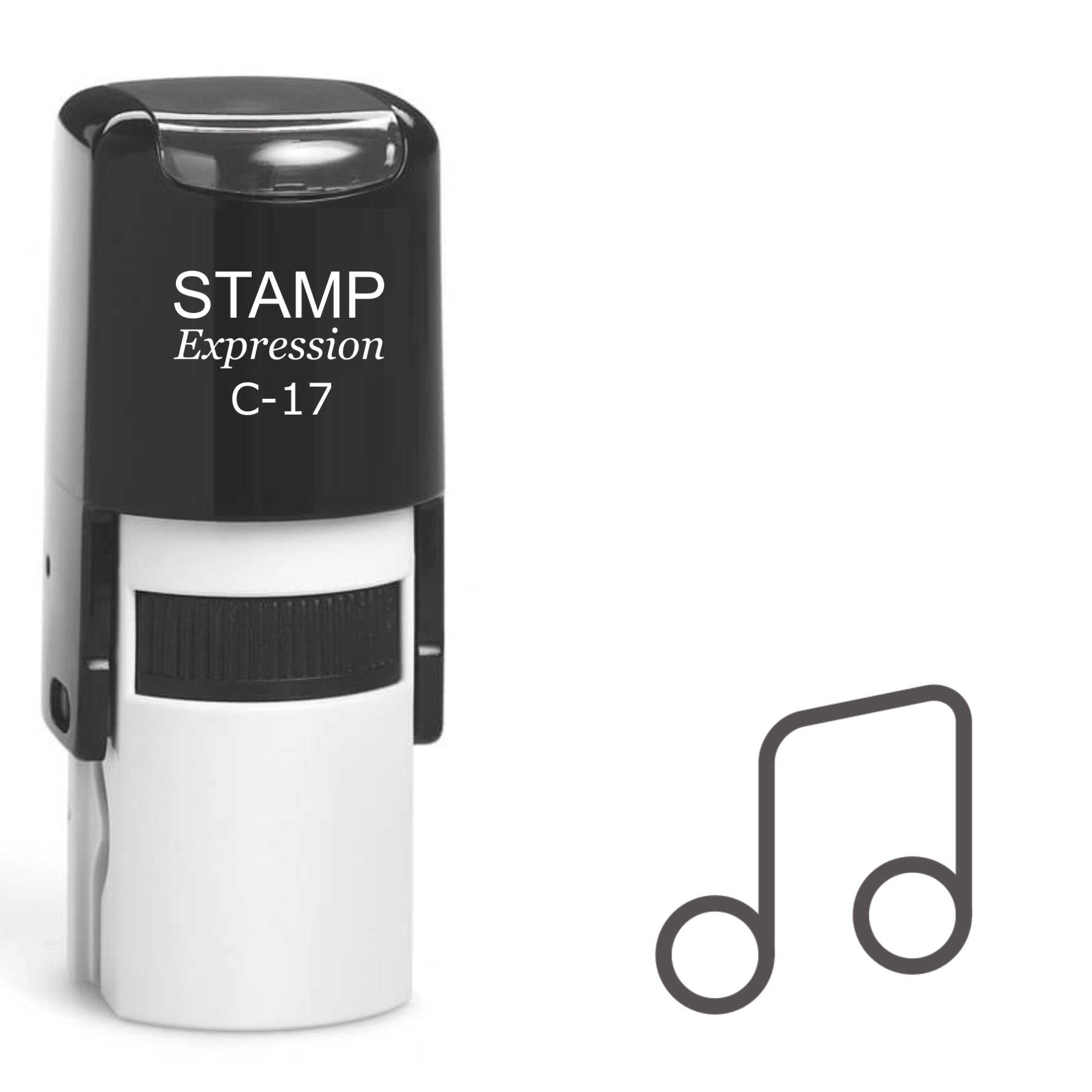 Music Note Self Inking Rubber Stamp (SH-61198)