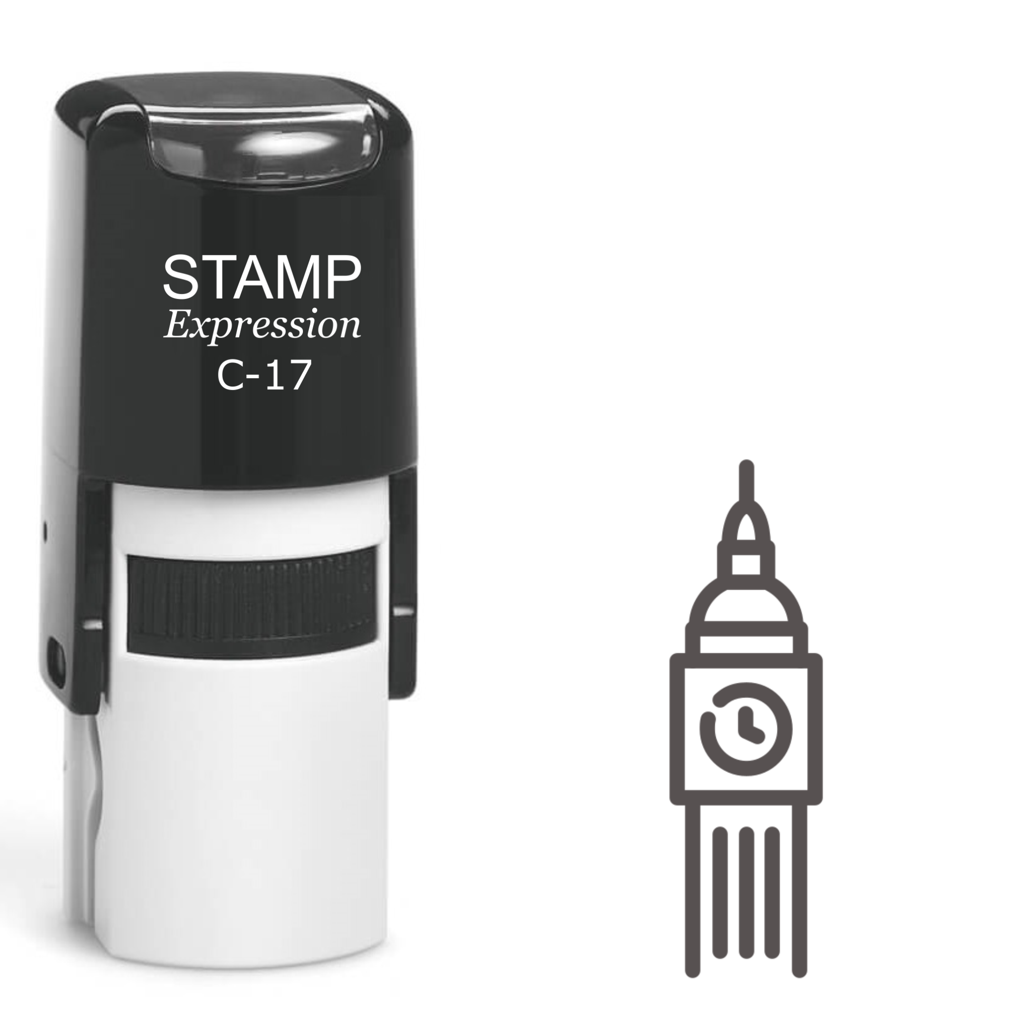 Big Ben English Tower Self Inking Rubber Stamp (SH-61201)