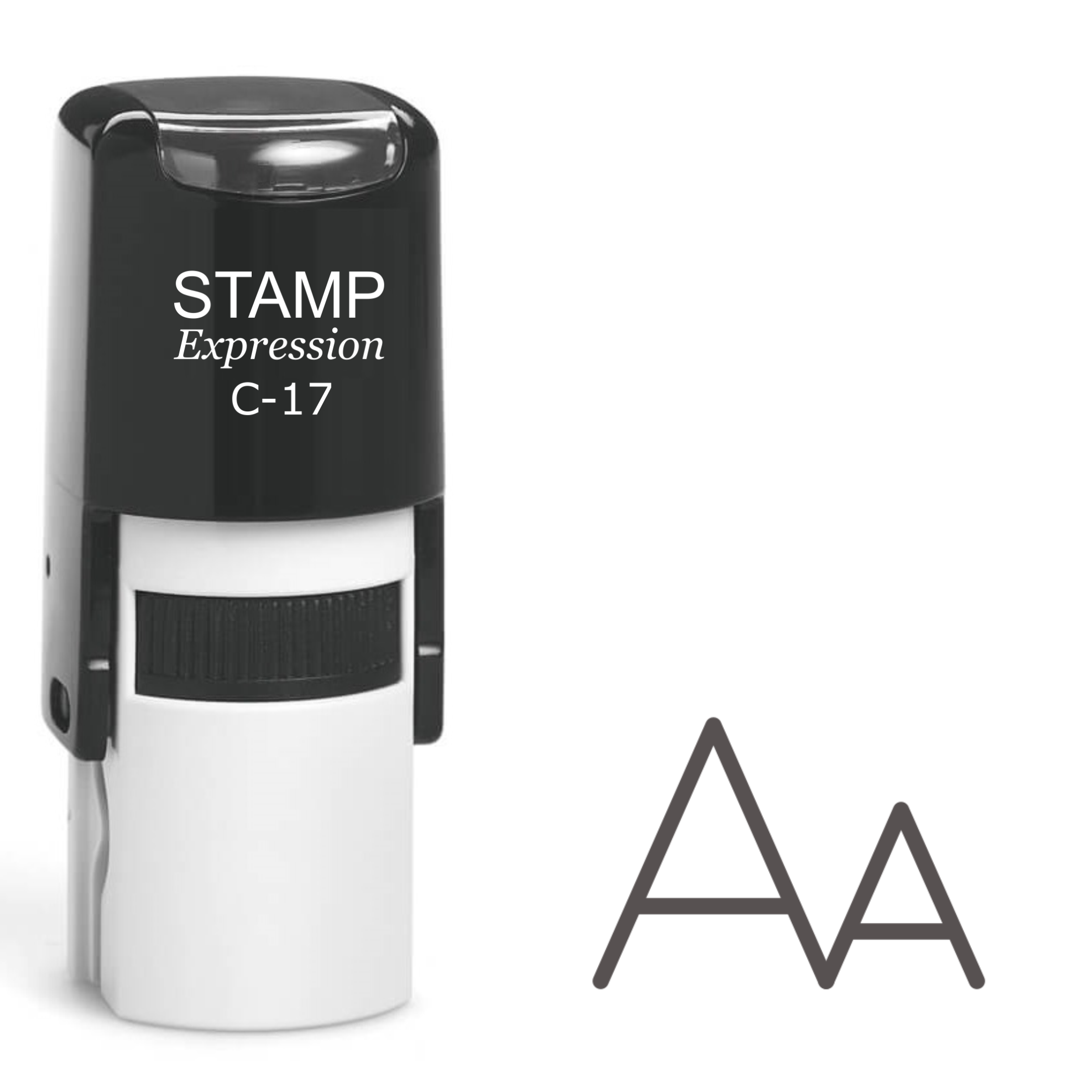 Small and Large Letters A Self Inking Rubber Stamp (SH-61217)