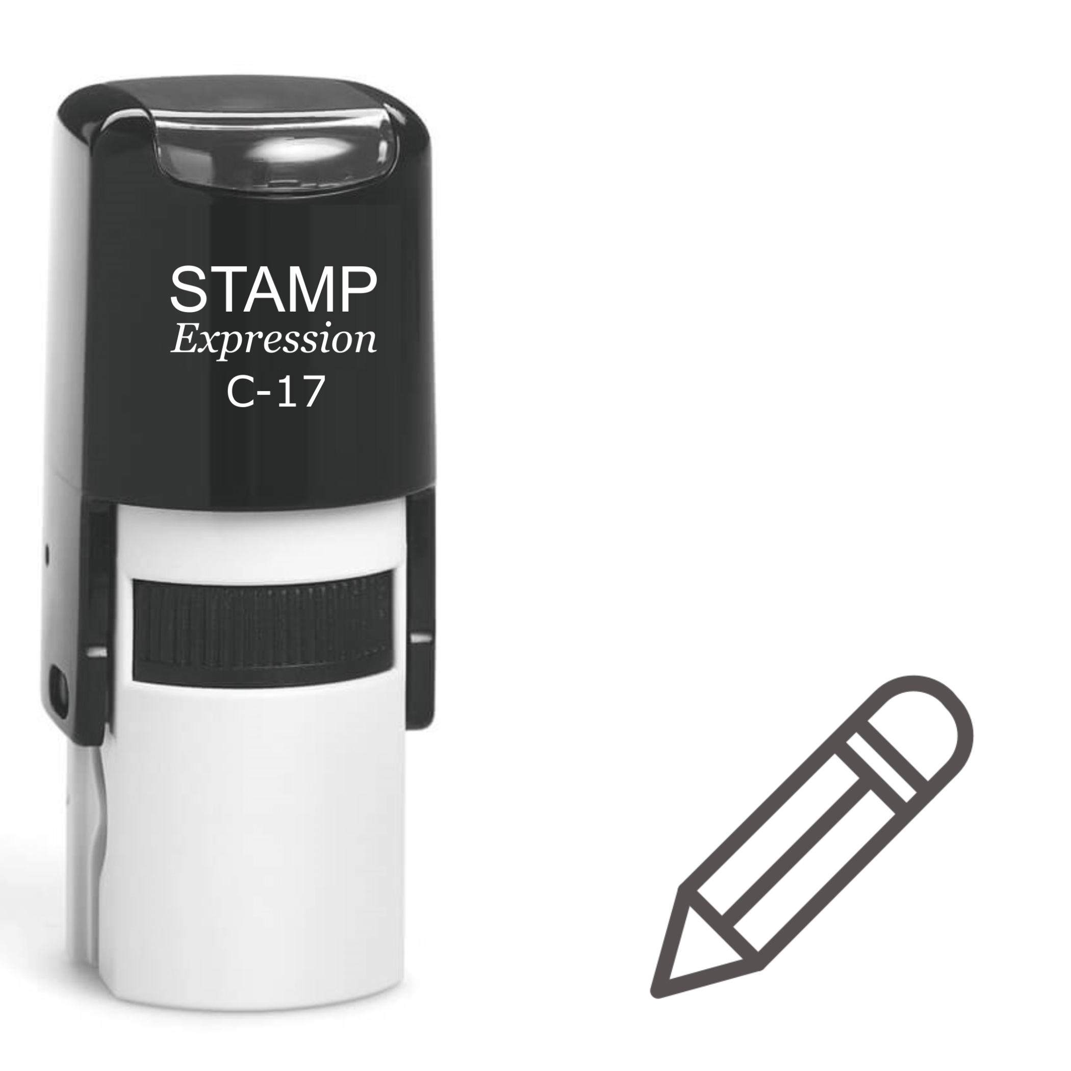 Pencil Self Inking Rubber Stamp (SH-61225)