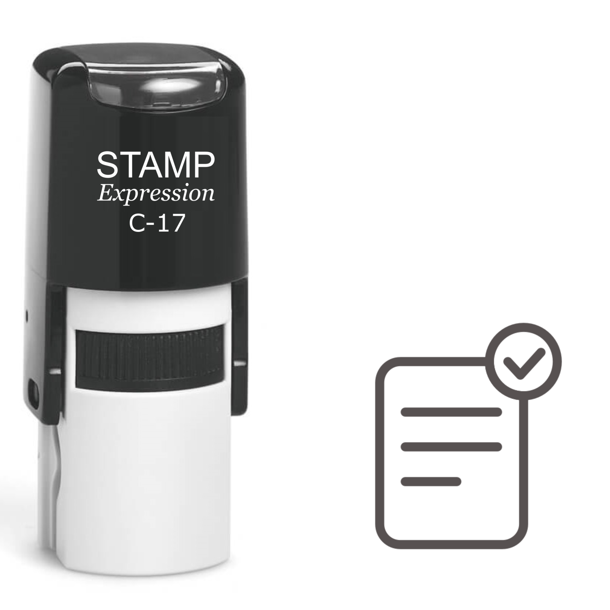 Check List Self Inking Rubber Stamp (SH-61232)