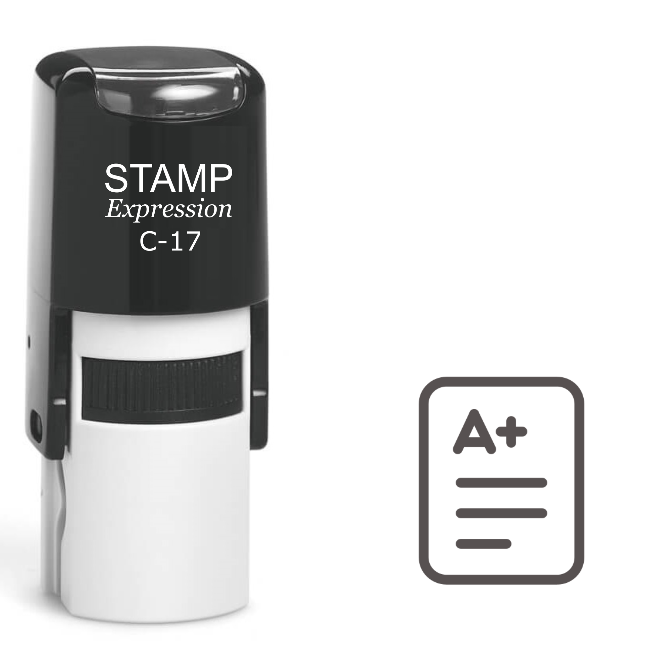 A+ Test Paper Self Inking Rubber Stamp (SH-61238)