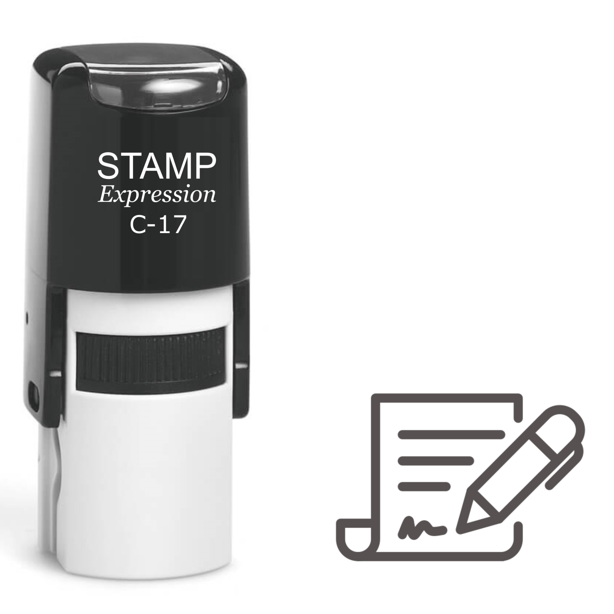 Contract Self Inking Rubber Stamp (SH-61256)