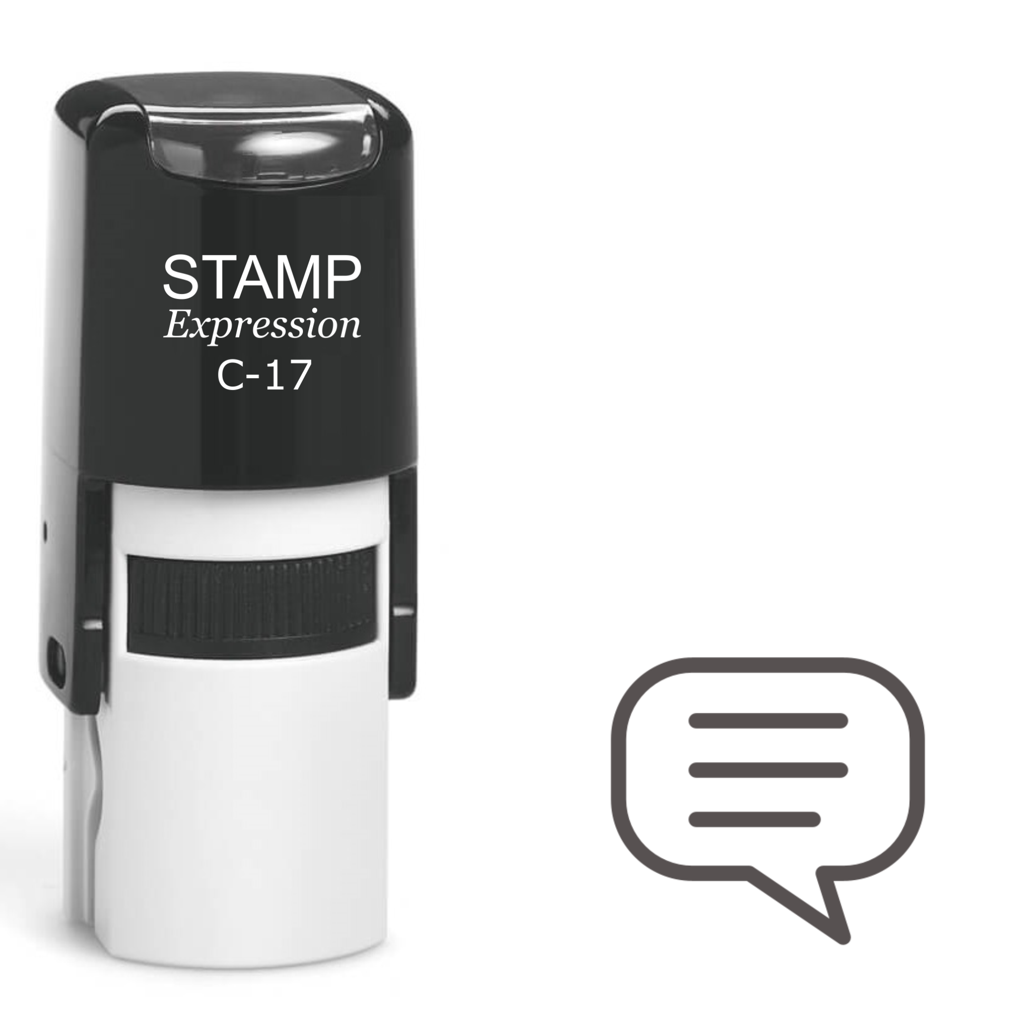 Message Callouts Self Inking Rubber Stamp (SH-61263)