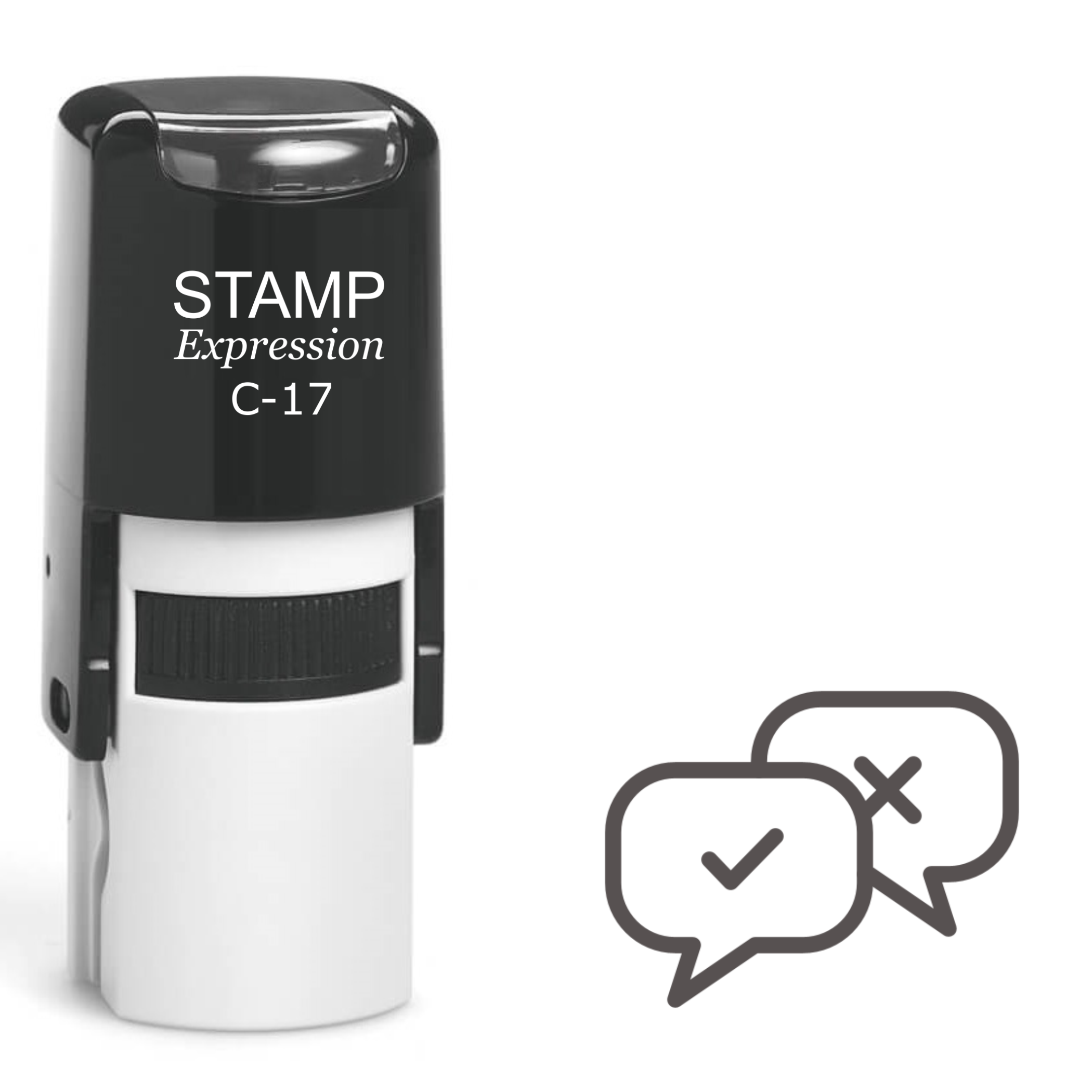 Message Callouts Self Inking Rubber Stamp (SH-61265)