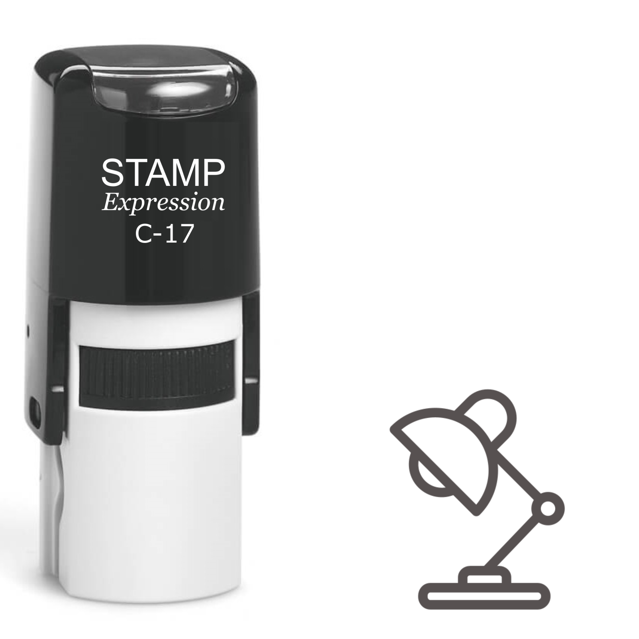 Desk Lamp Self Inking Rubber Stamp (SH-61272)