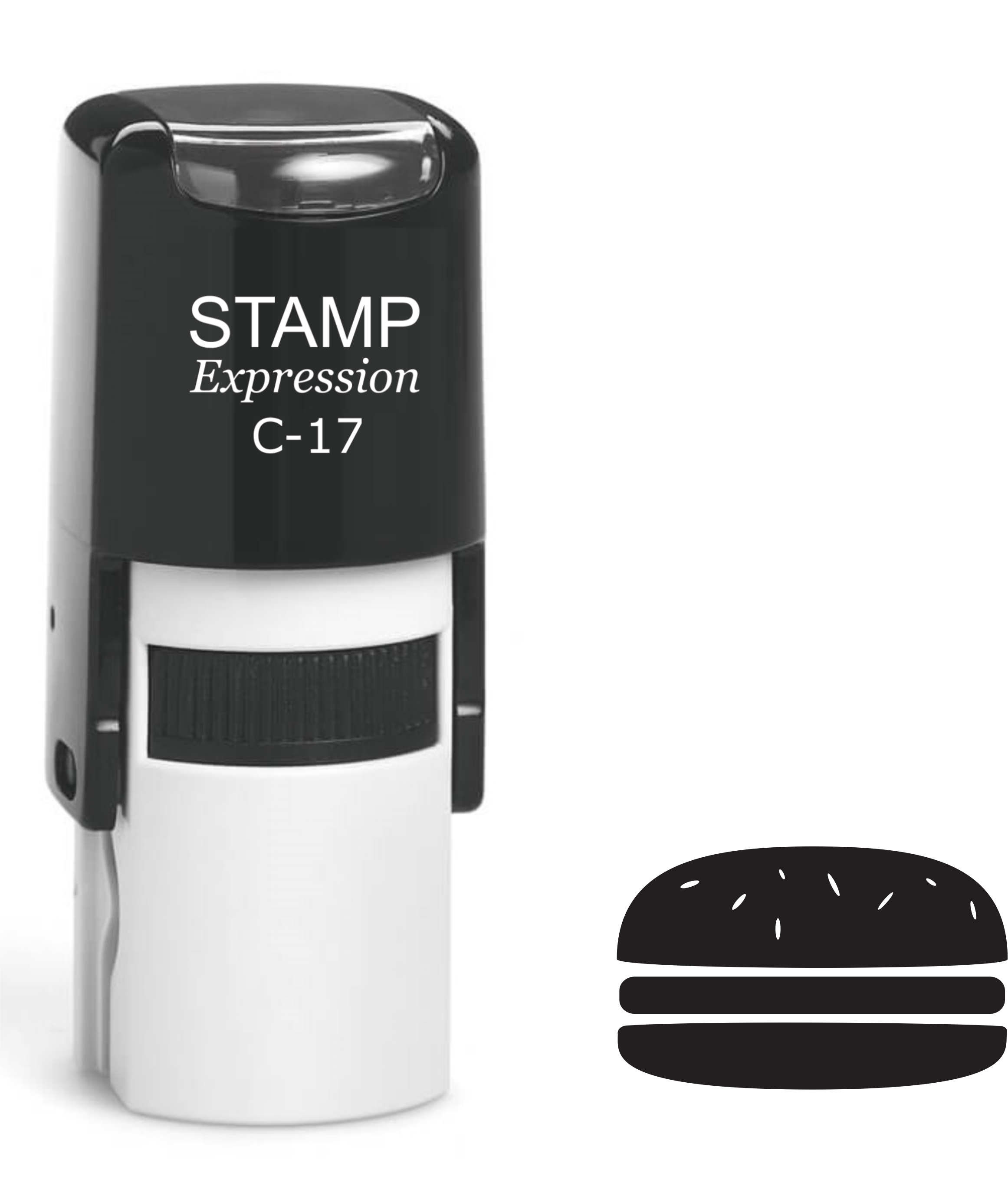 Burger Self Inking Rubber Stamp (SH-61288)