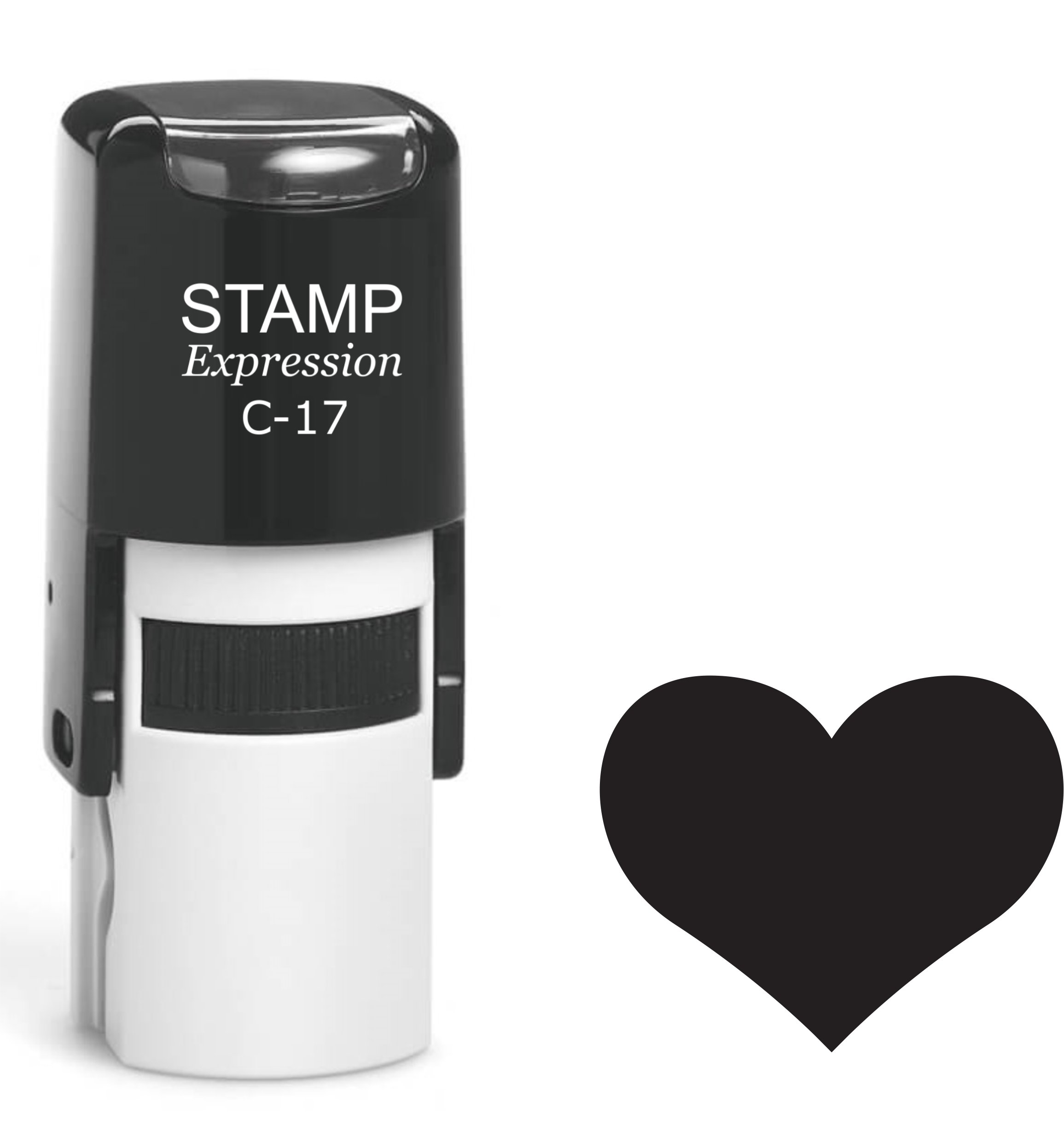 Heart Self Inking Rubber Stamp (SH-61291)