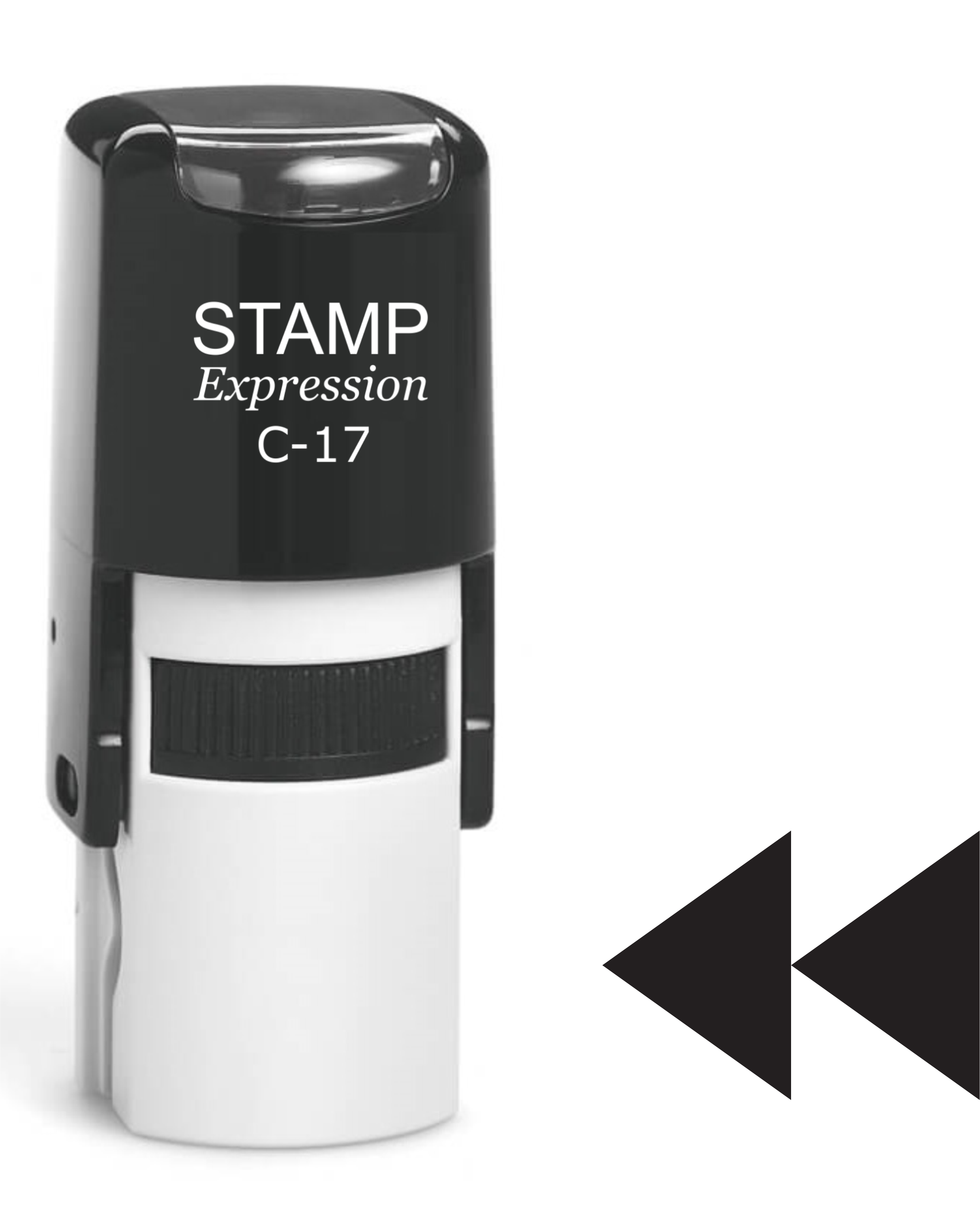 Rewind Icon Self Inking Rubber Stamp (SH-61303)
