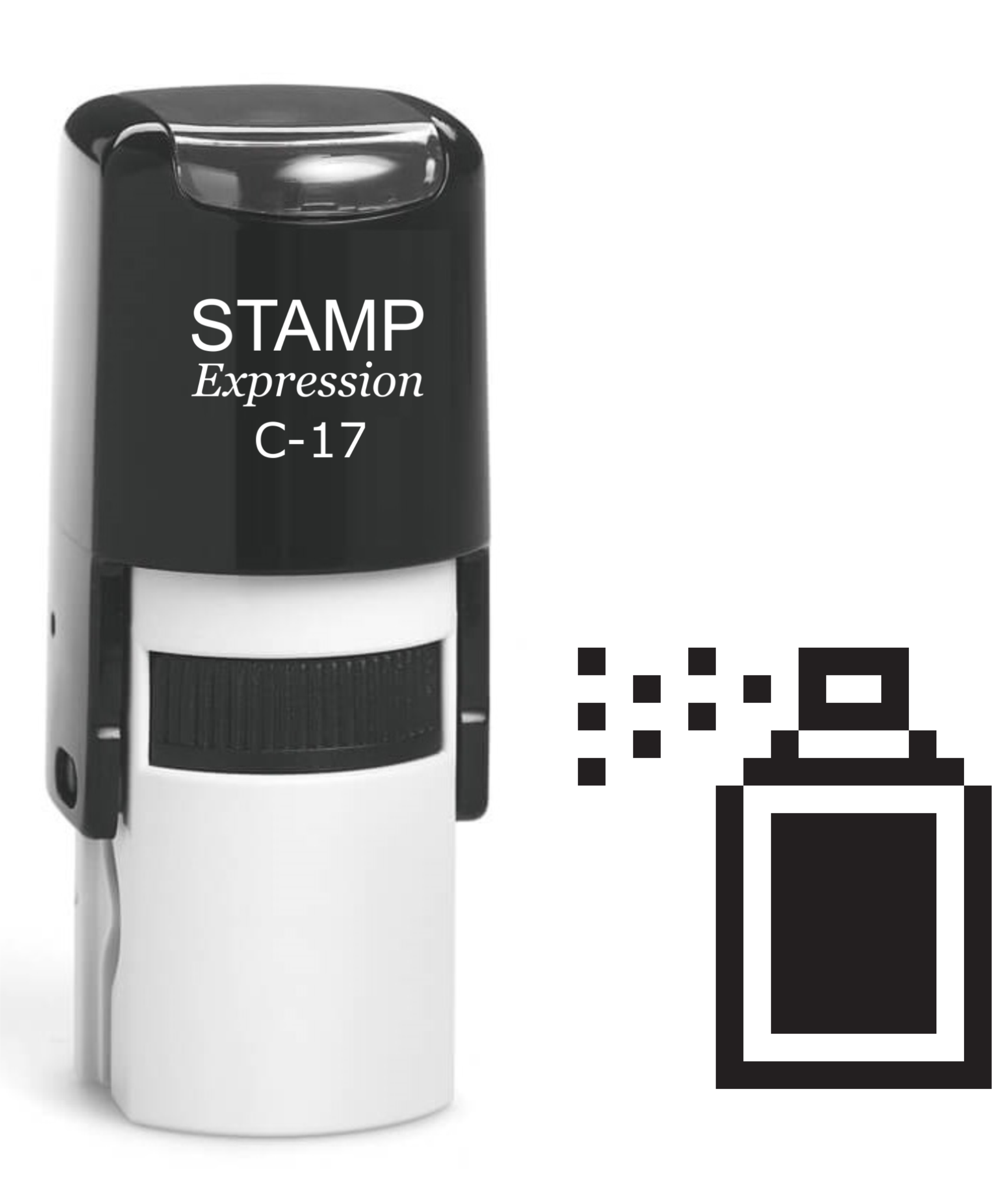Bottle Spray Self Inking Rubber Stamp (SH-61312)