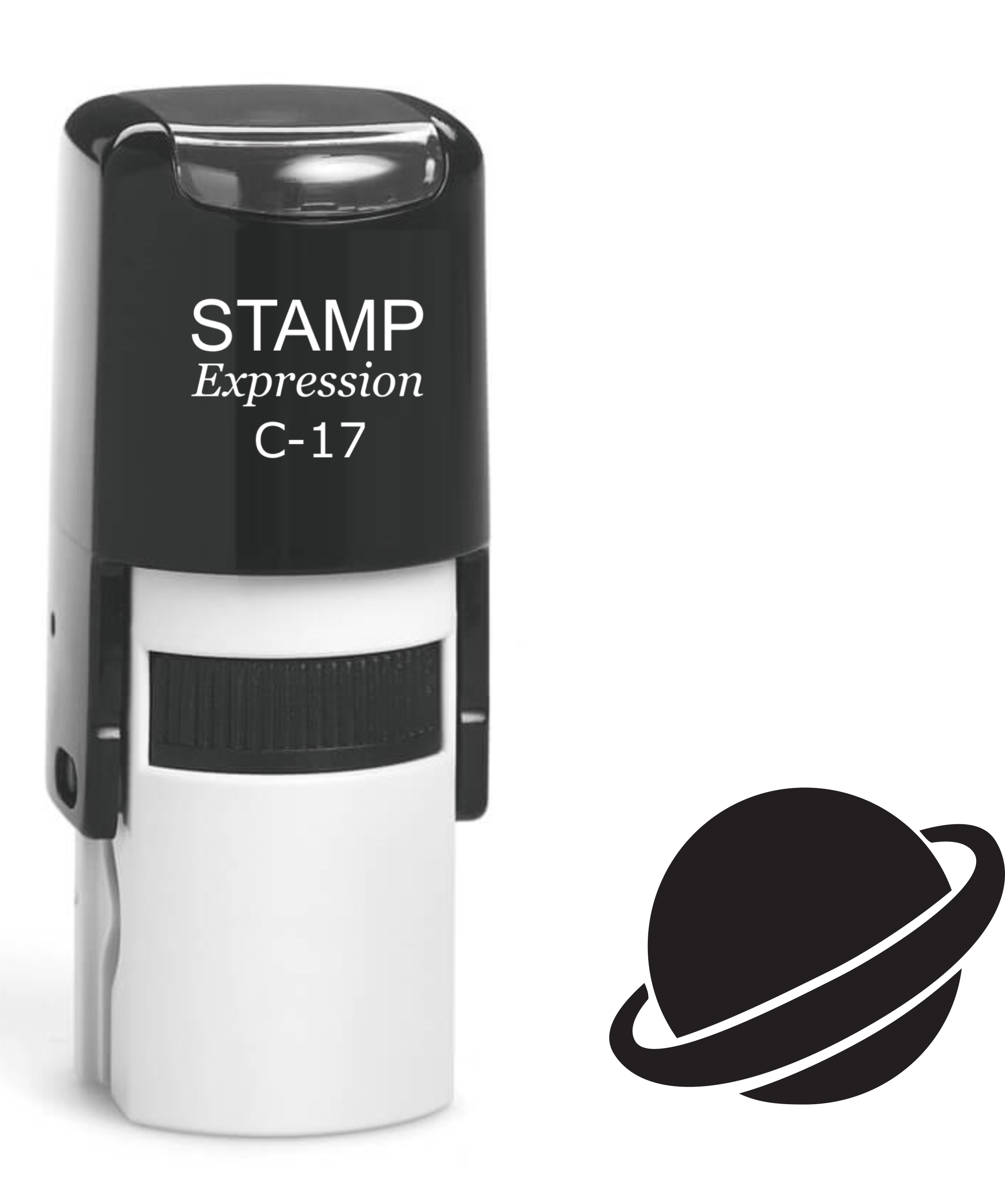 Saturn Planet Self Inking Rubber Stamp (SH-61318)