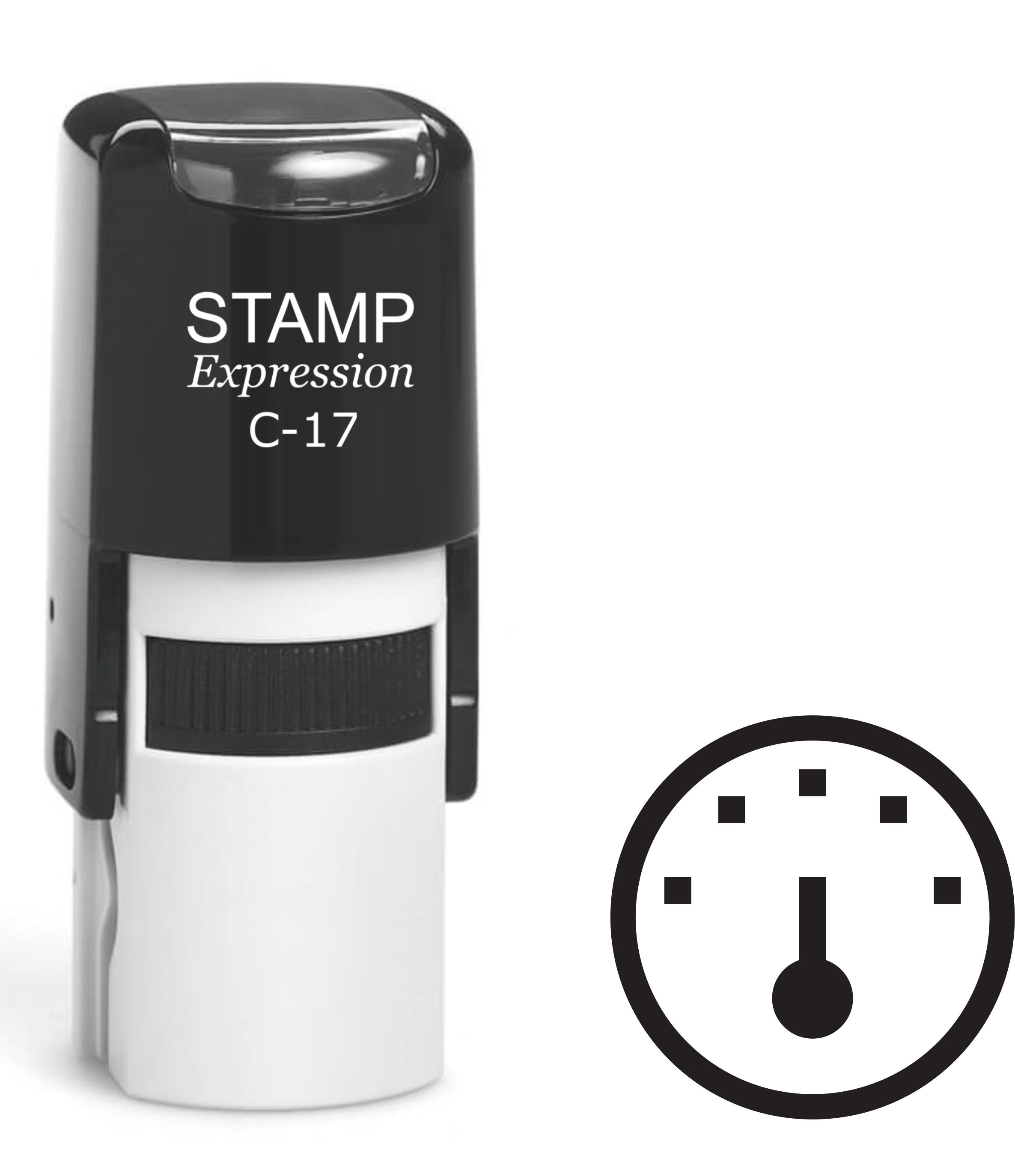 Car Speedometer Self Inking Rubber Stamp (SH-61326)