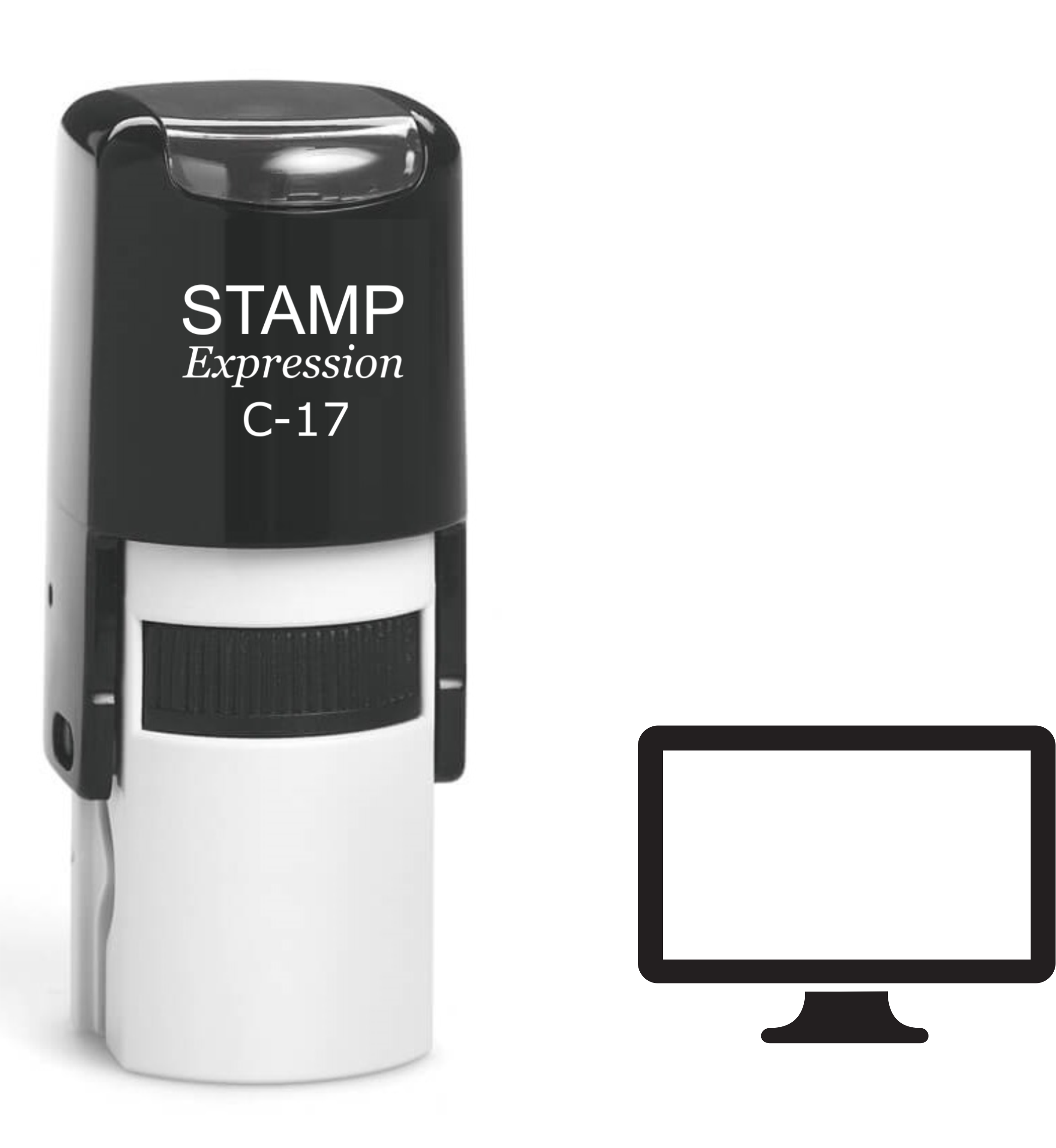 Monitor Self Inking Rubber Stamp (SH-61331)