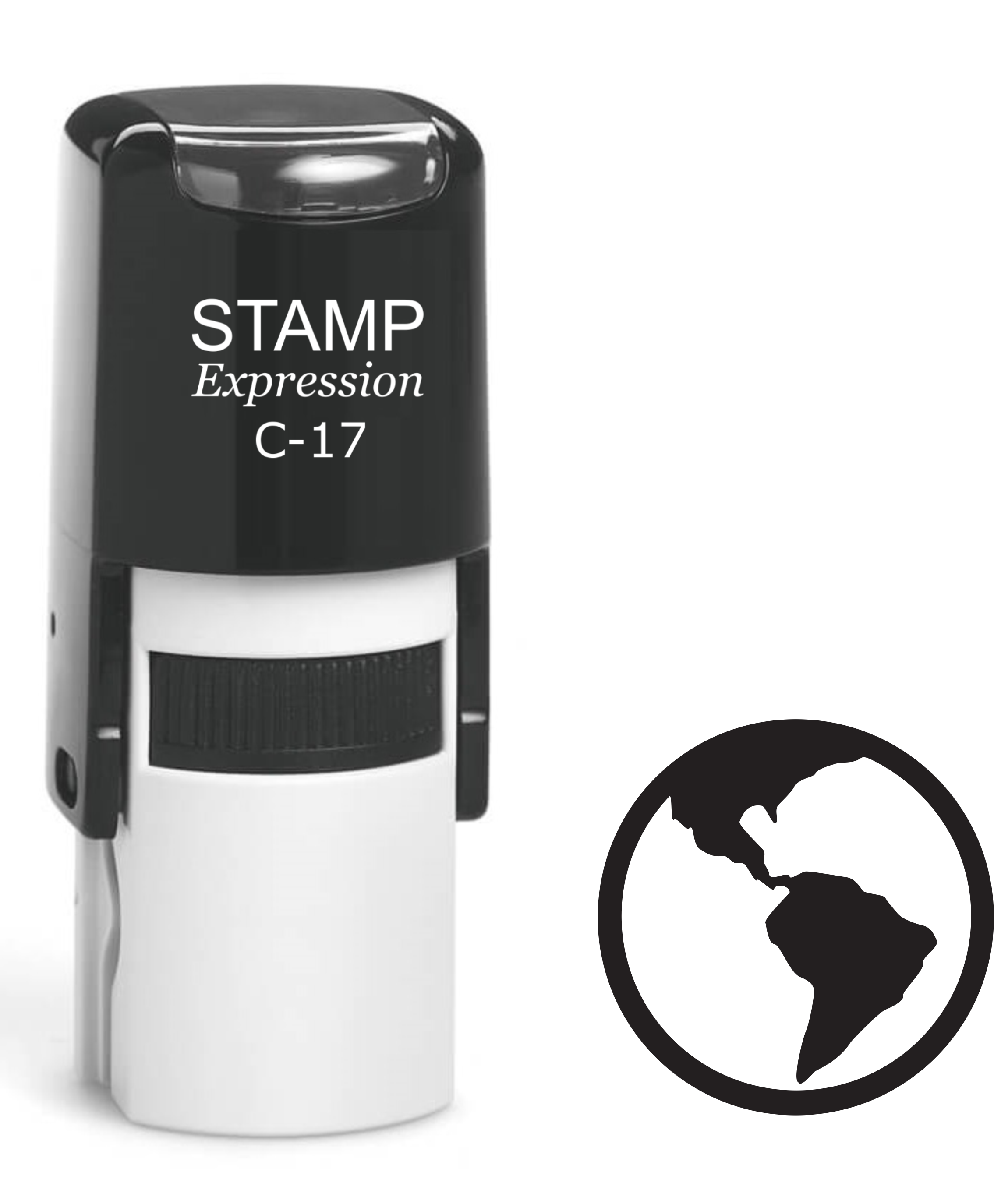 World Self Inking Rubber Stamp (SH-61339)